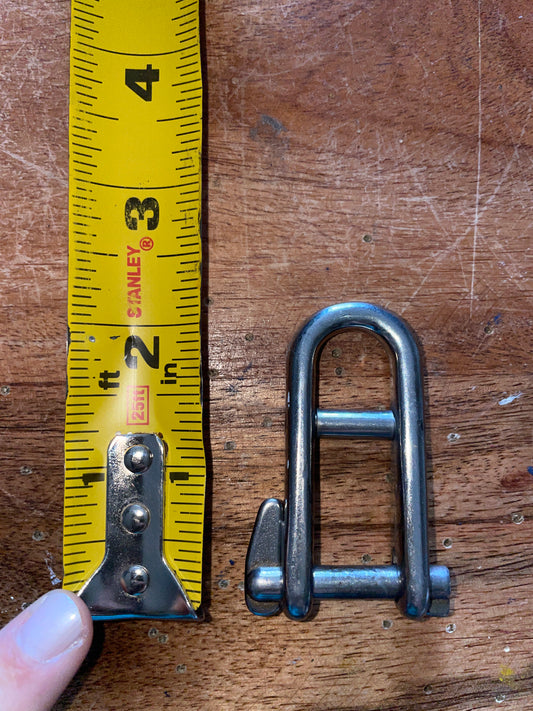 Stainless Steel Halyard Shackle - 5/8” Width