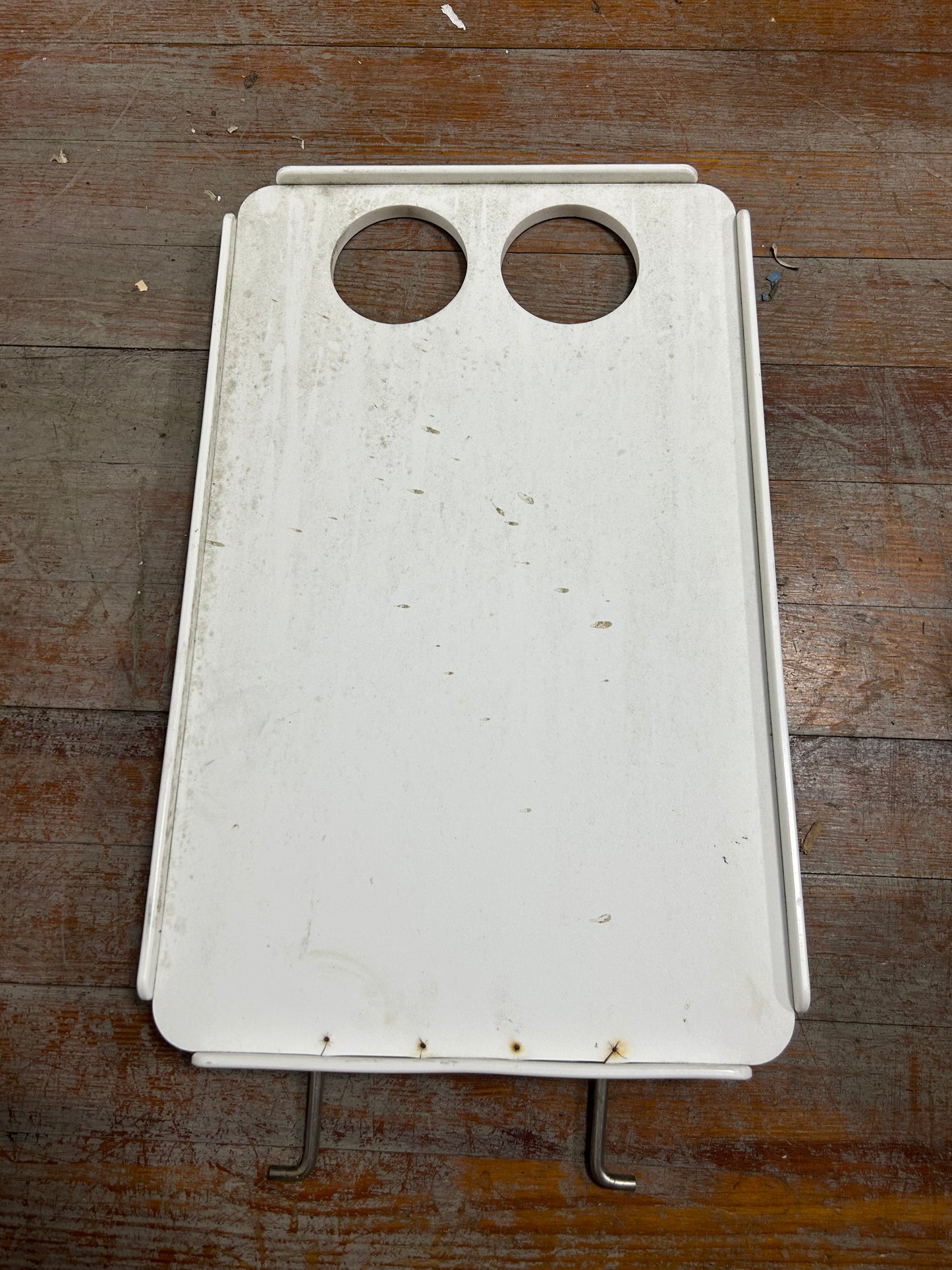 C & C 38 Folding Cockpit Table 22.5” x 14” Dual 3.5” Cup Holders (missing inserts)