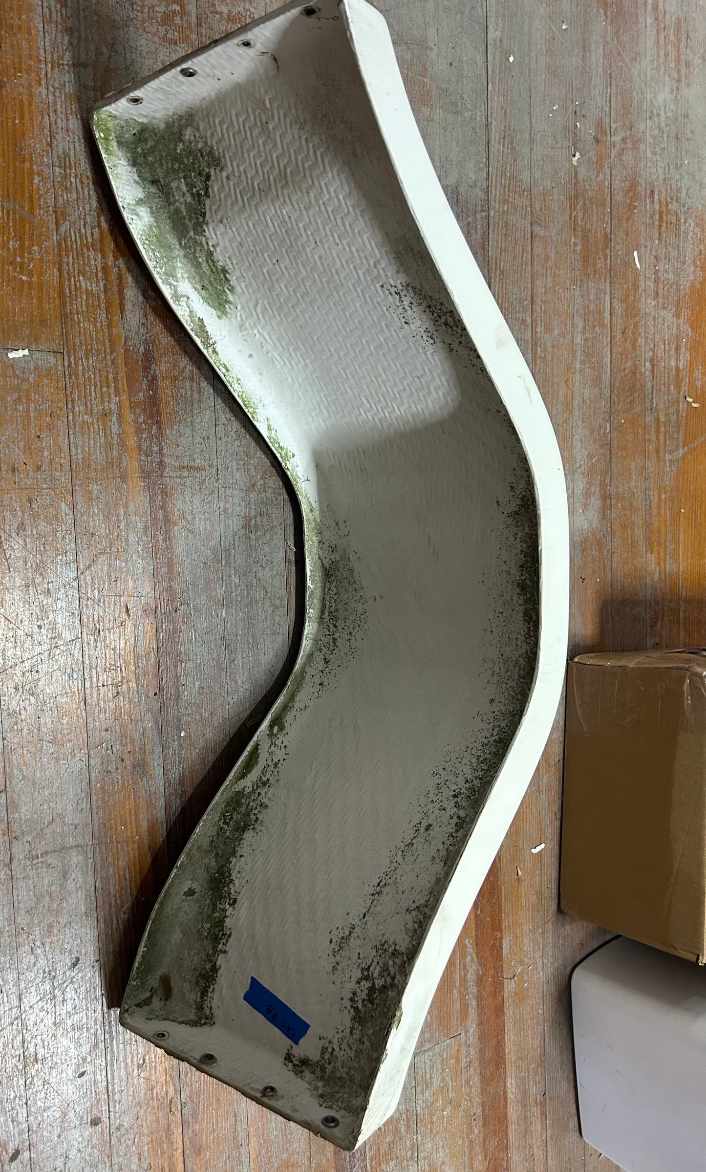 White Fiberglass Helm Seat - C&C 38