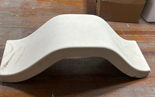 White Fiberglass Helm Seat - C&C 38