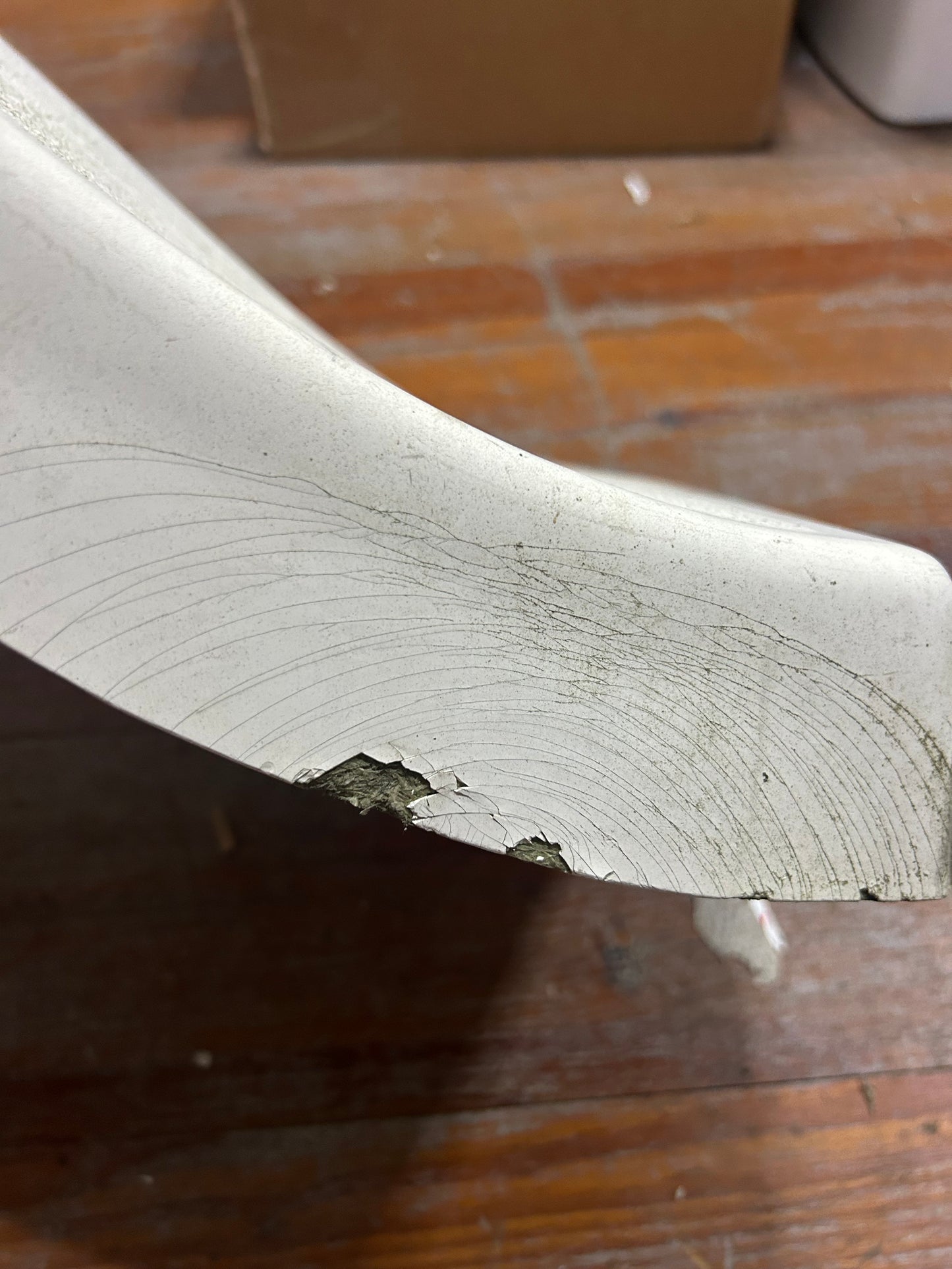 White Fiberglass Helm Seat - C&C 38