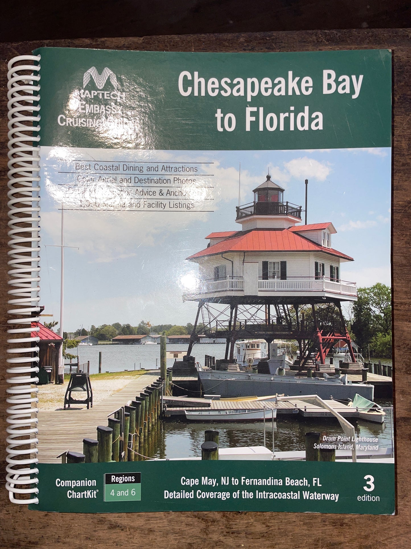 Maptech Chesapeake Bay To Florida Edition 3 Book