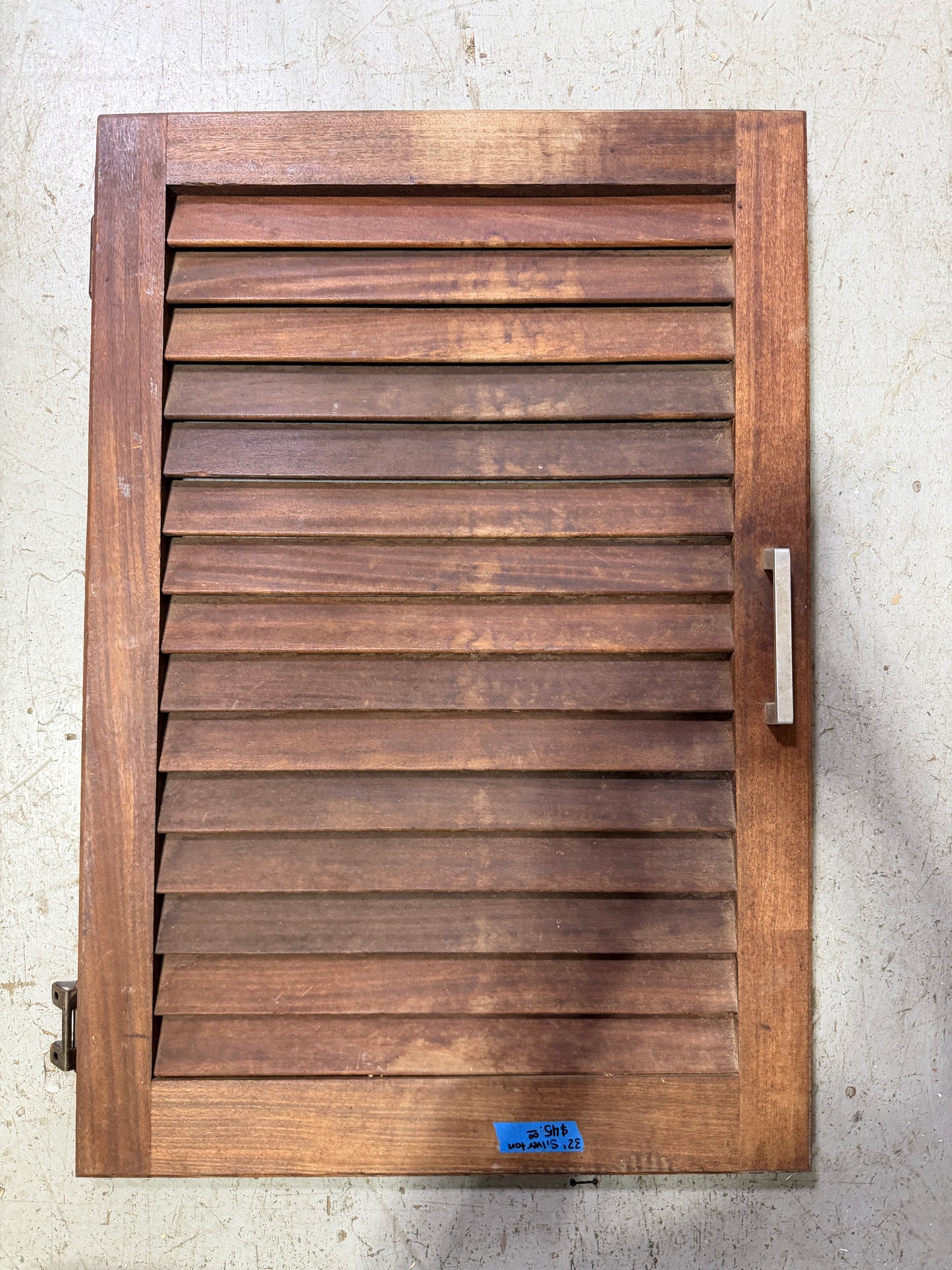 Silverton Louvered Cabinet Door - 27" Long x 18 3/16" Wide -- #37