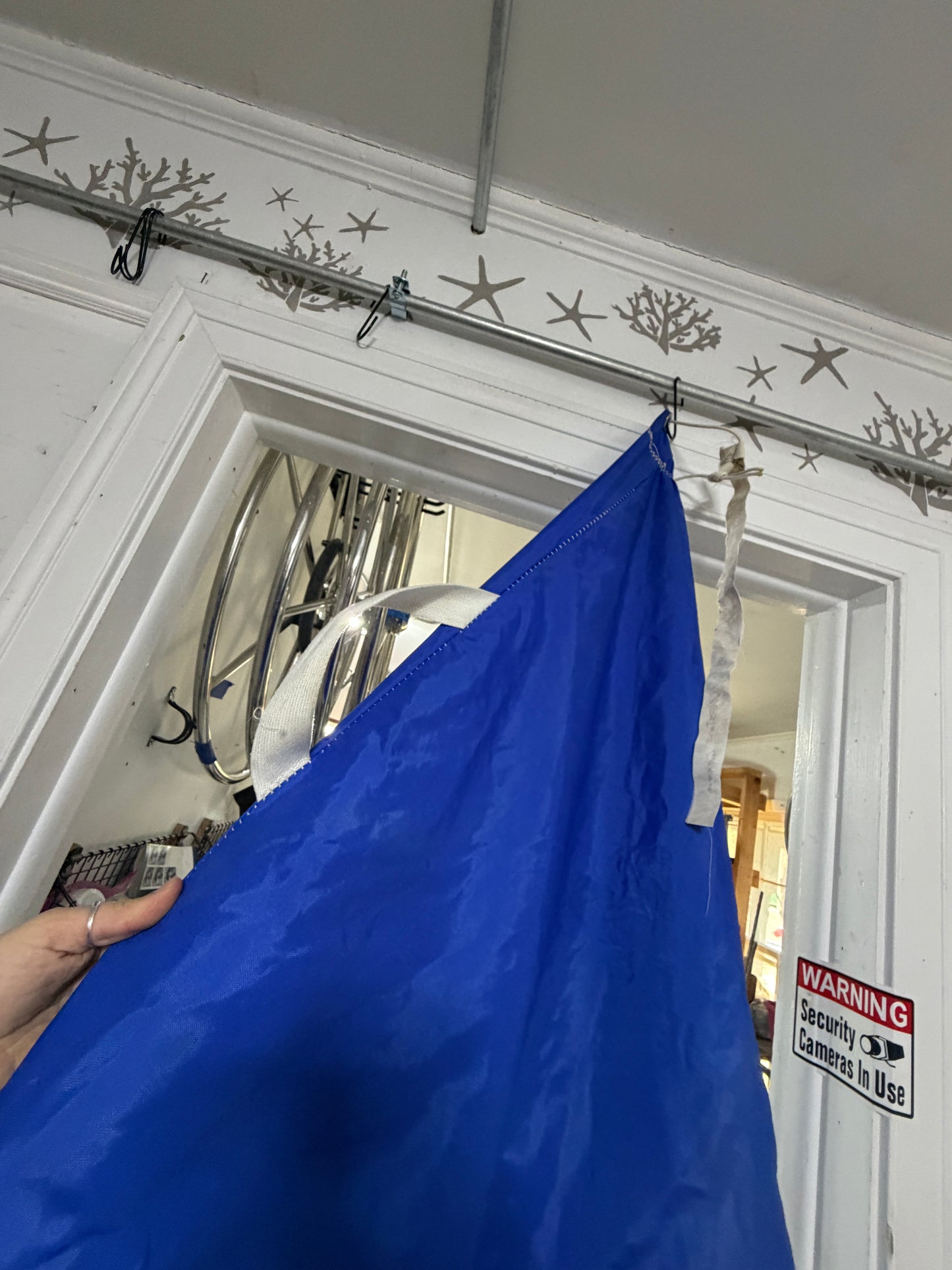Blue Sail Bag - 43" Long x 20" Base Diameter