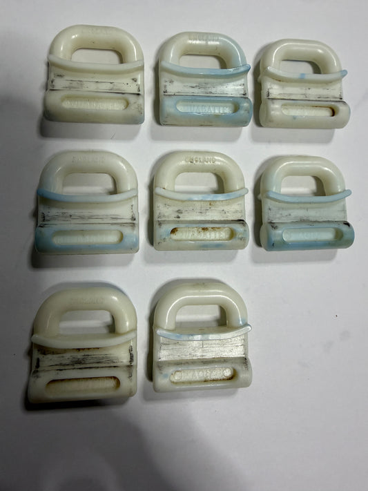 LOT OF 8 Nylon Slug Slides - 3/8" Diameter