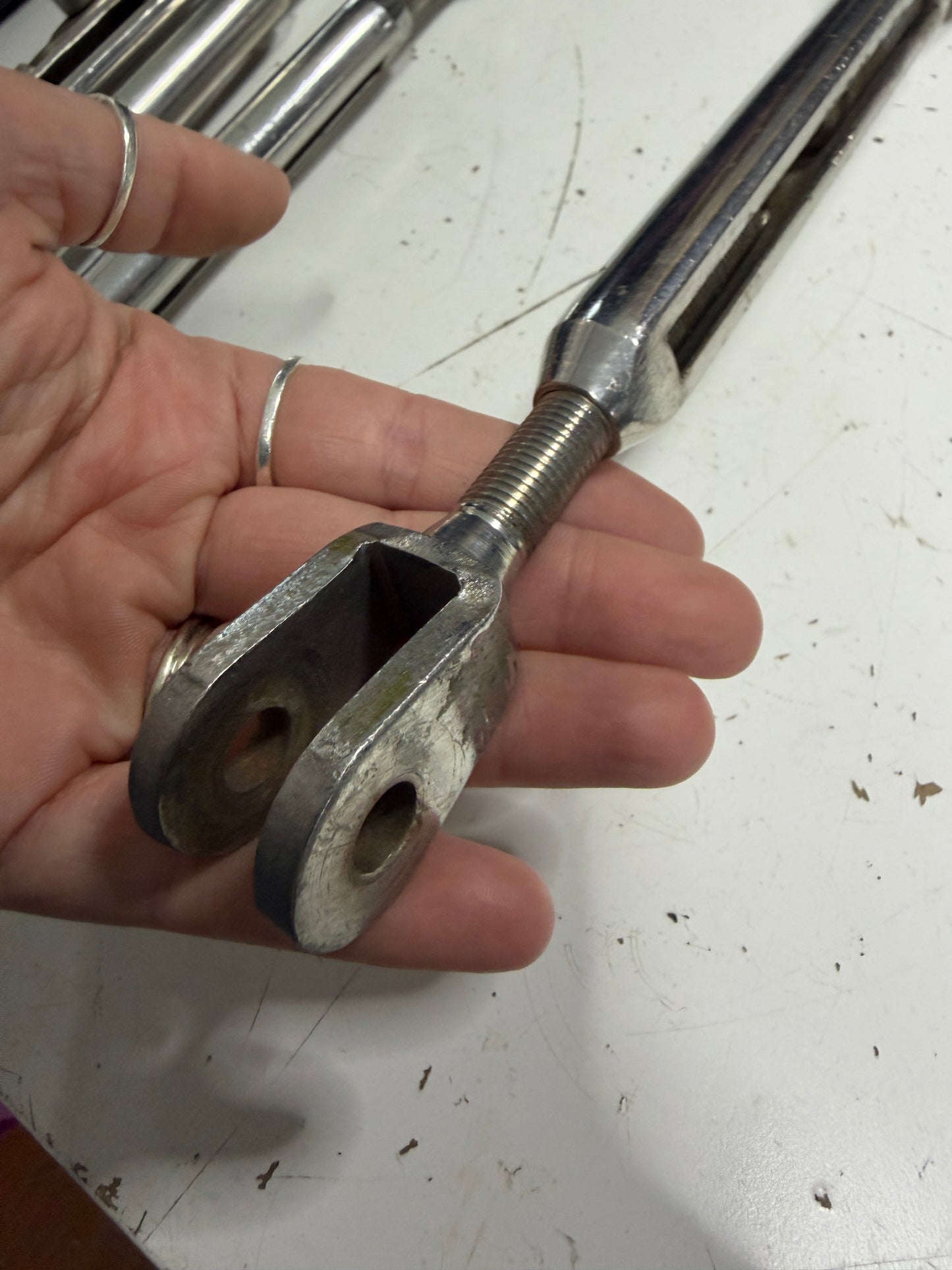 Stainless Steel Turnbuckle - 5/16" Pin Diameter
