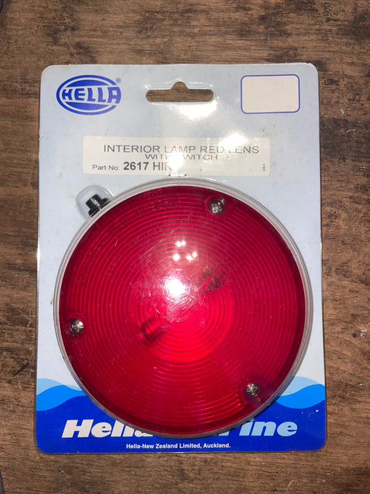Hellamarine Interior Lamp Red Lens MODEL # 2617 HIR