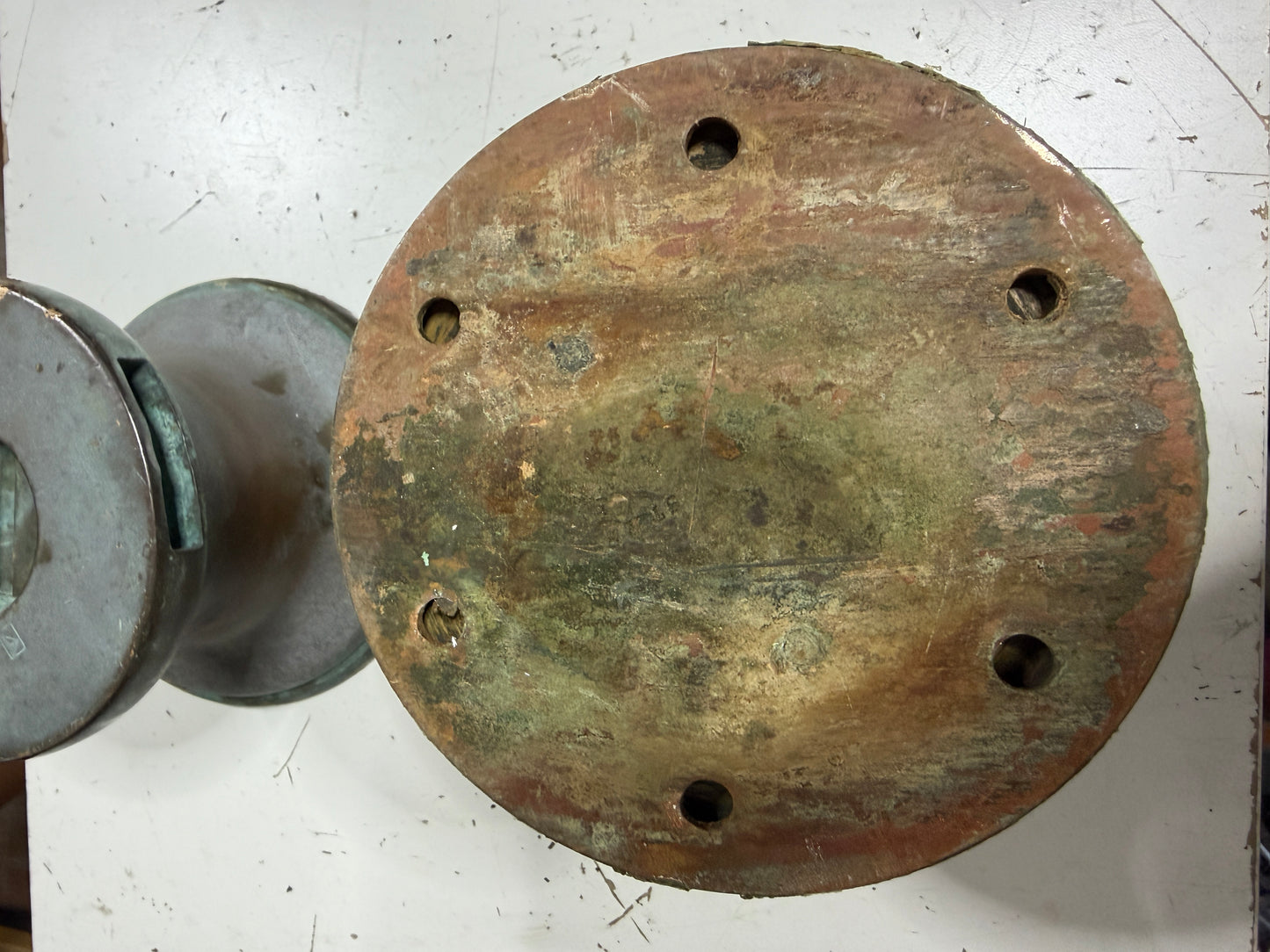 PAIR - Vintage Bronze C. Sherman 2 Speed Winches - Tripp 30