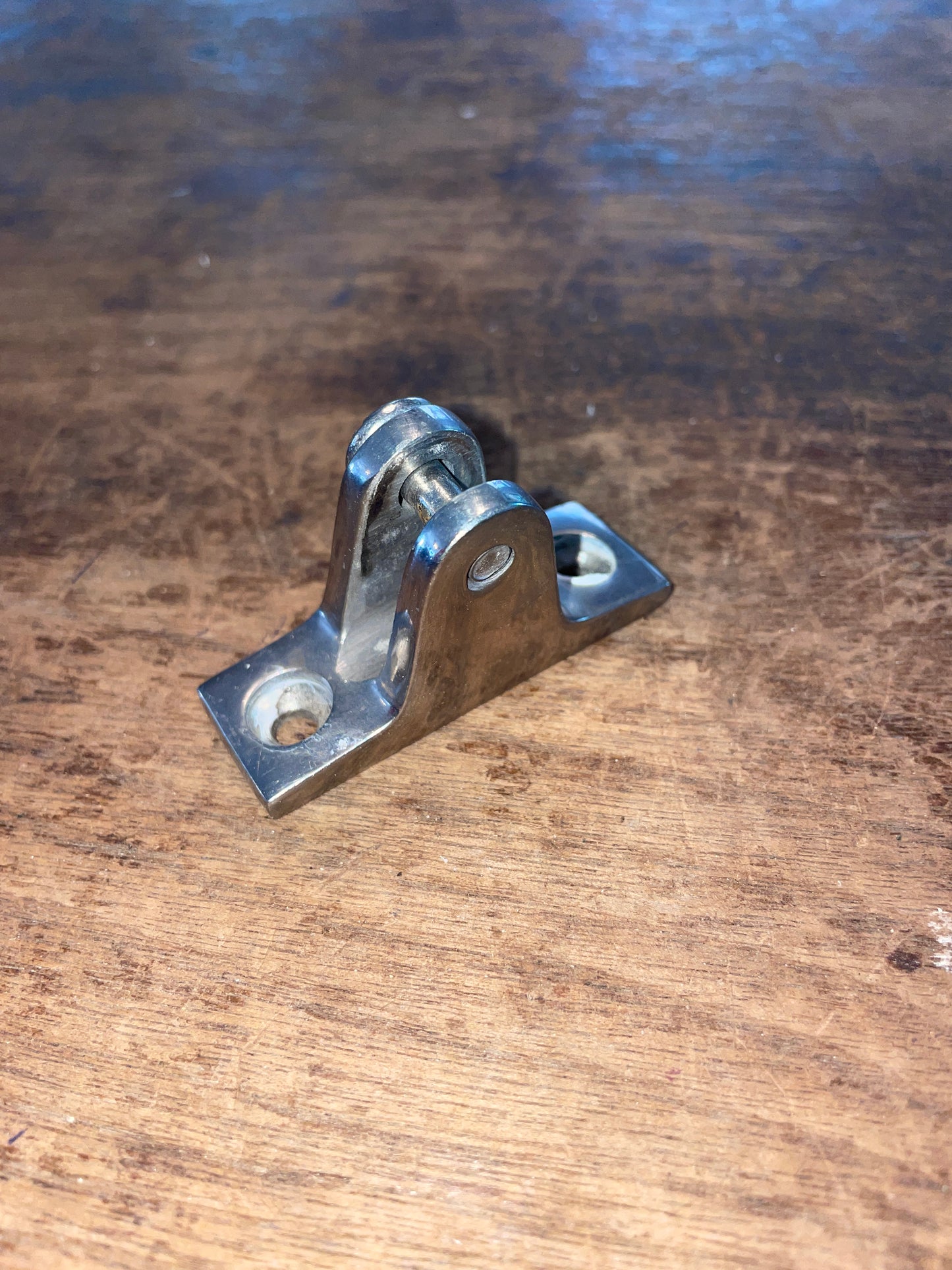 Stainless Angled Mount Plate- 2 1/4” x 1/2”