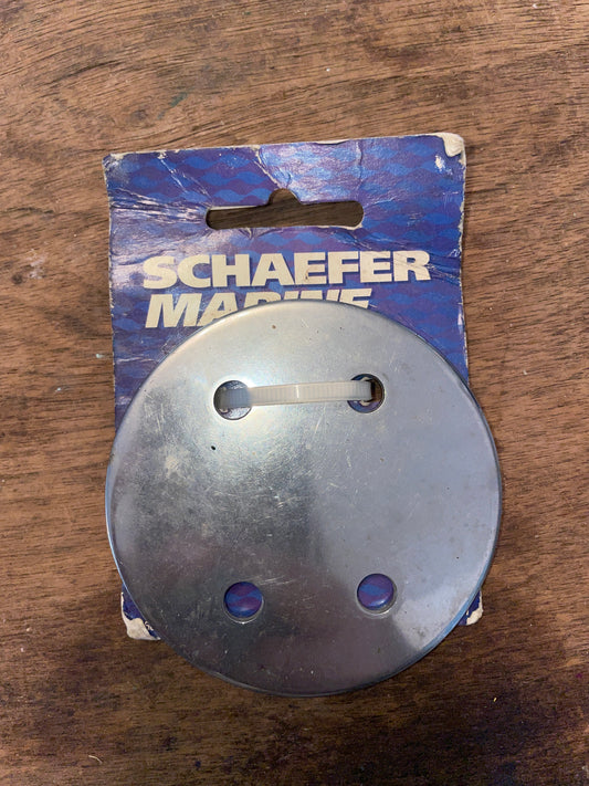 Schaefer Marine 3” Stainless Steel Backing Plate NEW