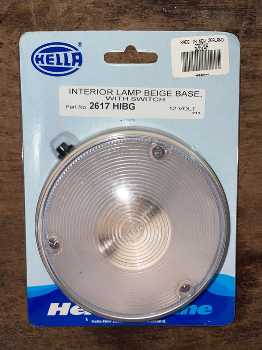 Hellamarine Beige Interior Lamp With Switch NEW
