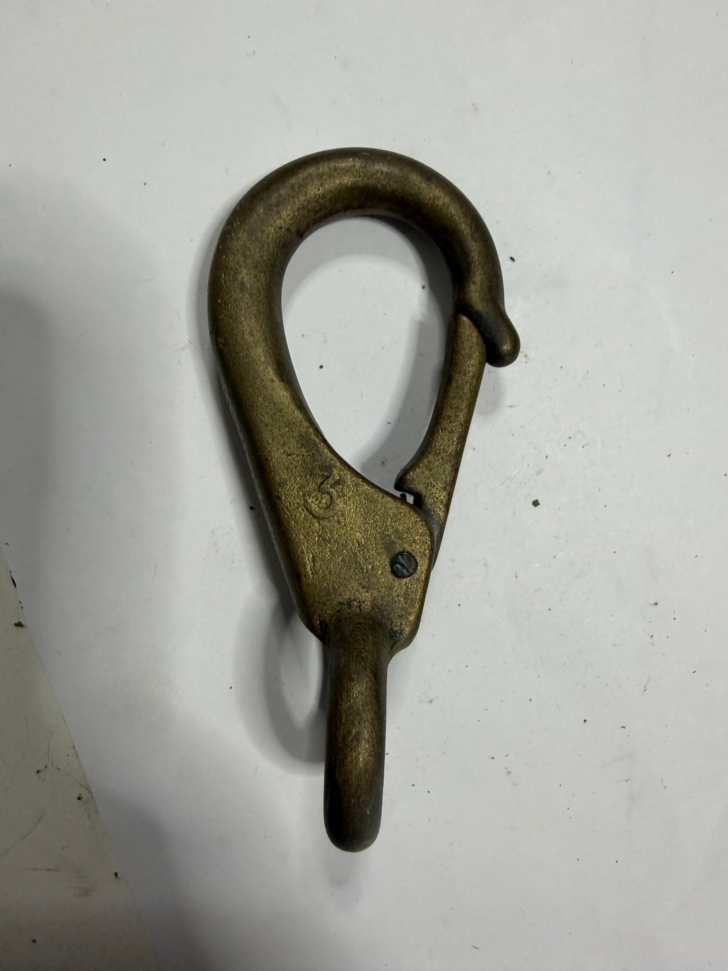 Bronze #3 Fixed Clip - 3/4" Eye