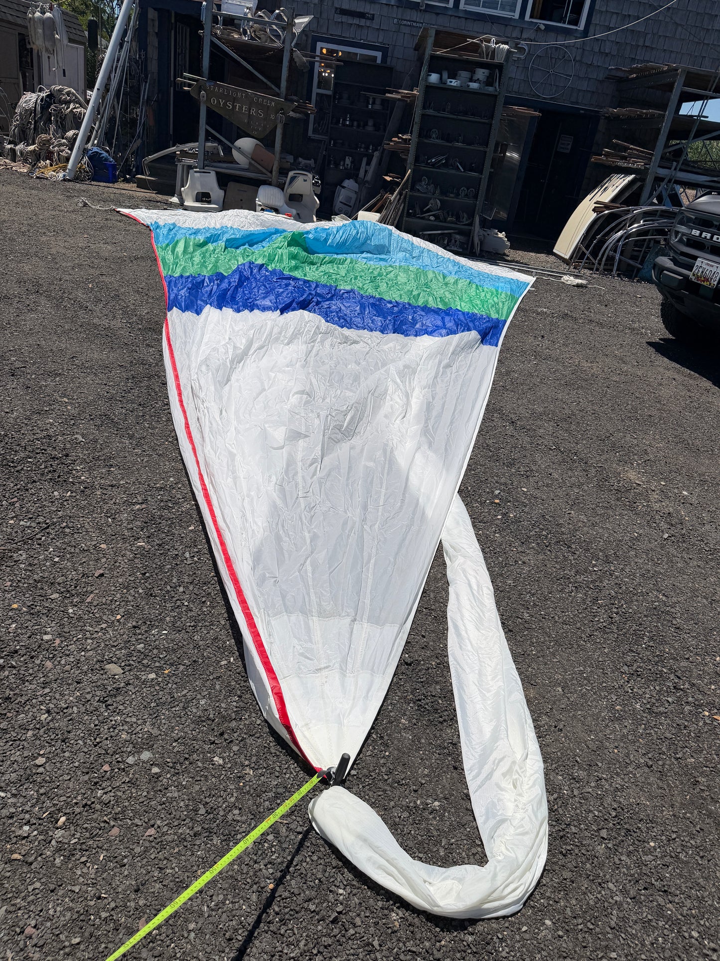 MacGregor 26X Asymmetrical Spinnaker IN Sock - 26'9" x 24'7" x 17'2" - LIKE NEW CONDITION