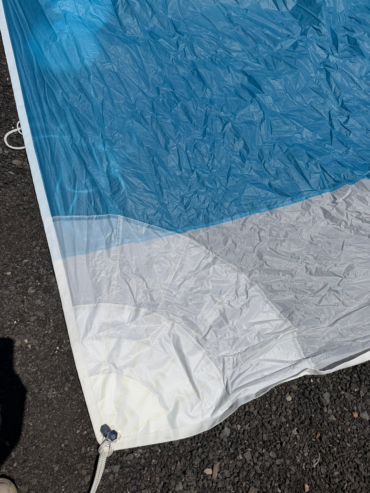 MacGregor 26X Asymmetrical Spinnaker IN Sock - 26'9" x 24'7" x 17'2" - LIKE NEW CONDITION