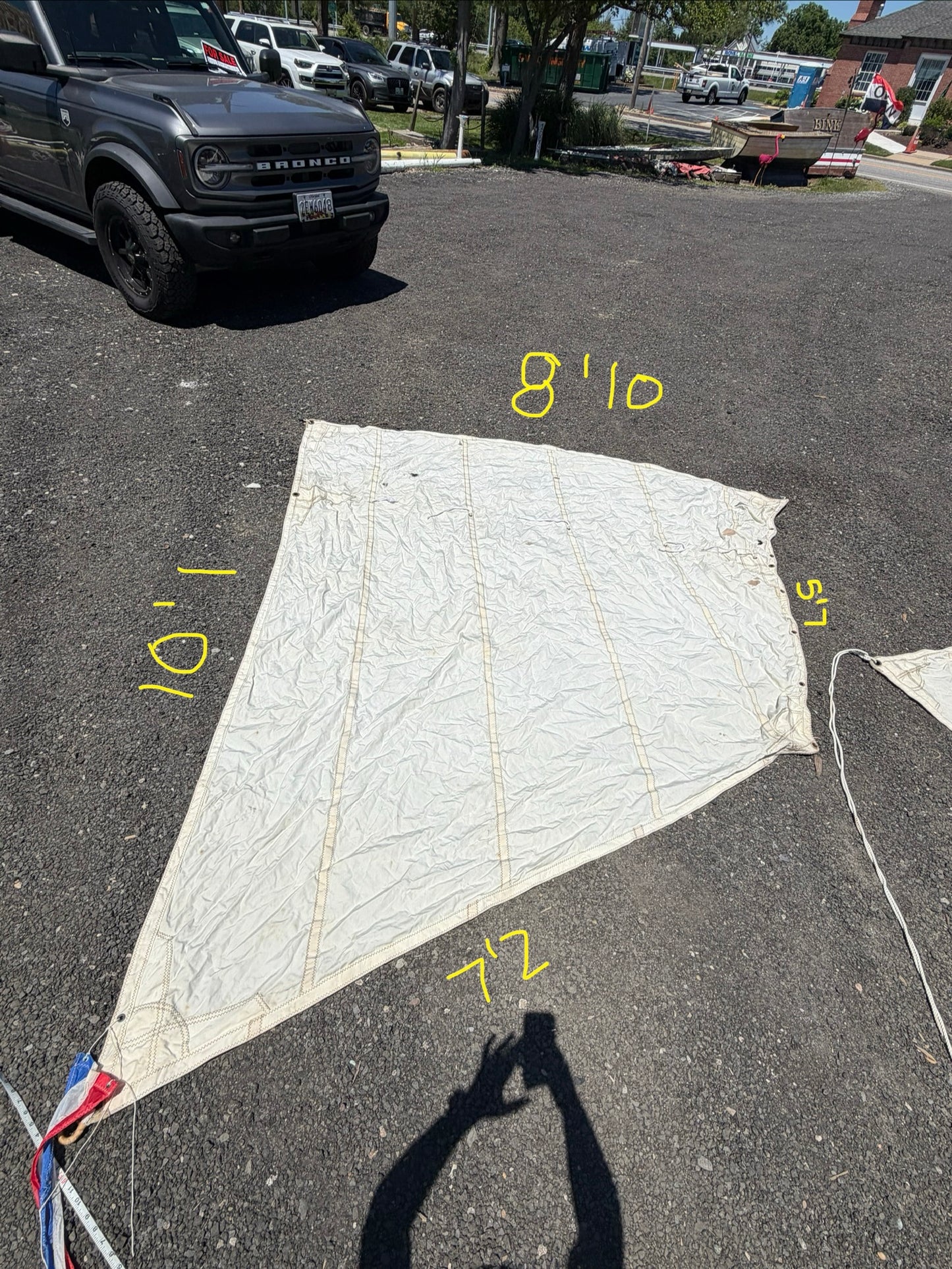 WhiteTail Dinghy Canvas Sail Set