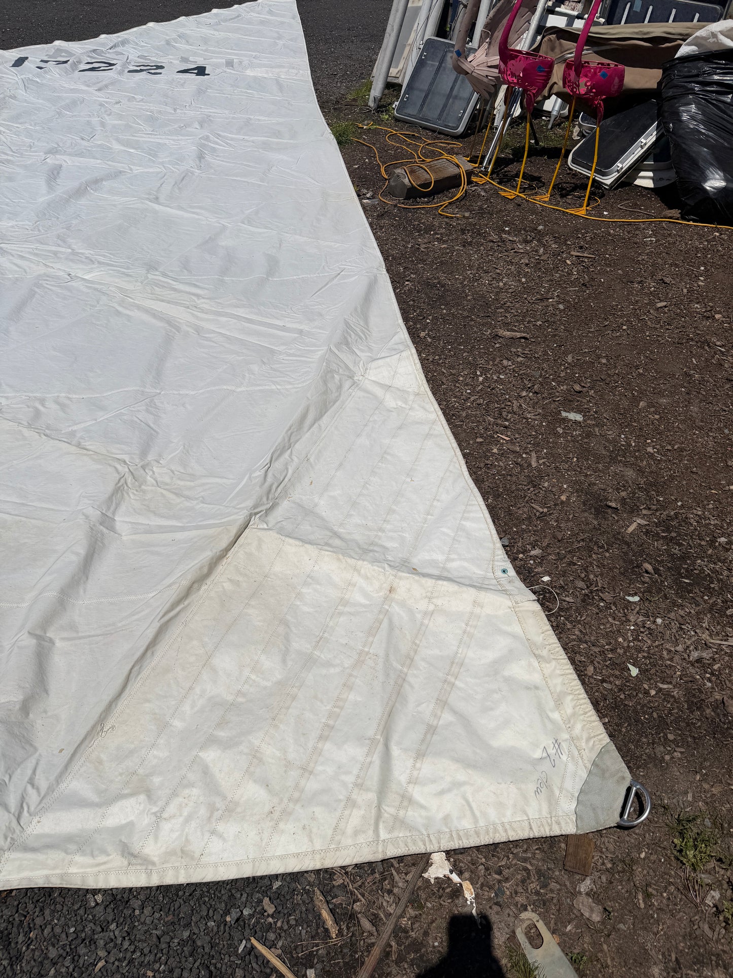 Viking 33 No. 2 Jib Sail 40'9" Leech x 40'2" Luff x 21'7" Foot
