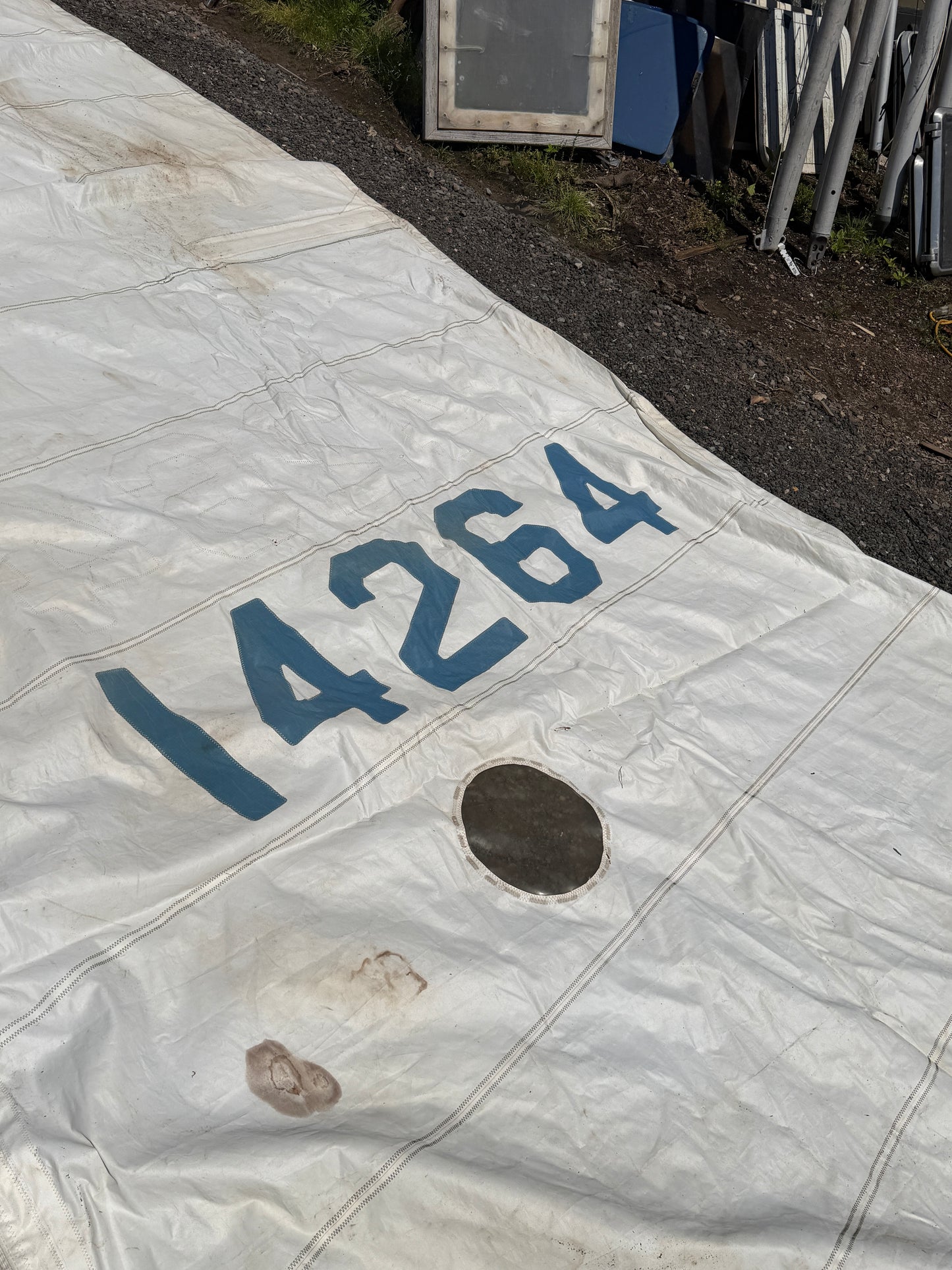 HOOD Main Sail - 44' Luff x 40'2" Leech x 10'8" Foot