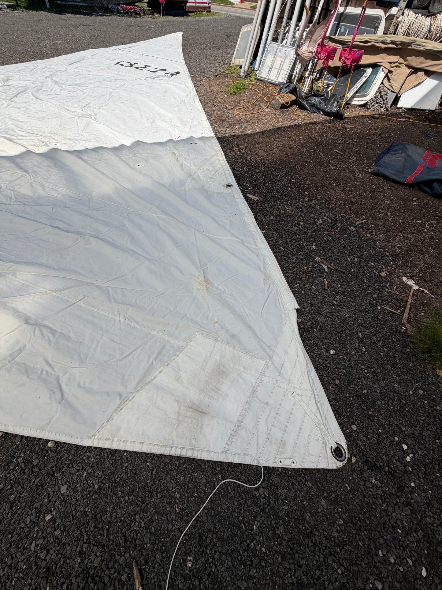 Viking 33 #3 Jib Sail - 38'7" Leech x 36'6" Luff x 19'10" Foot