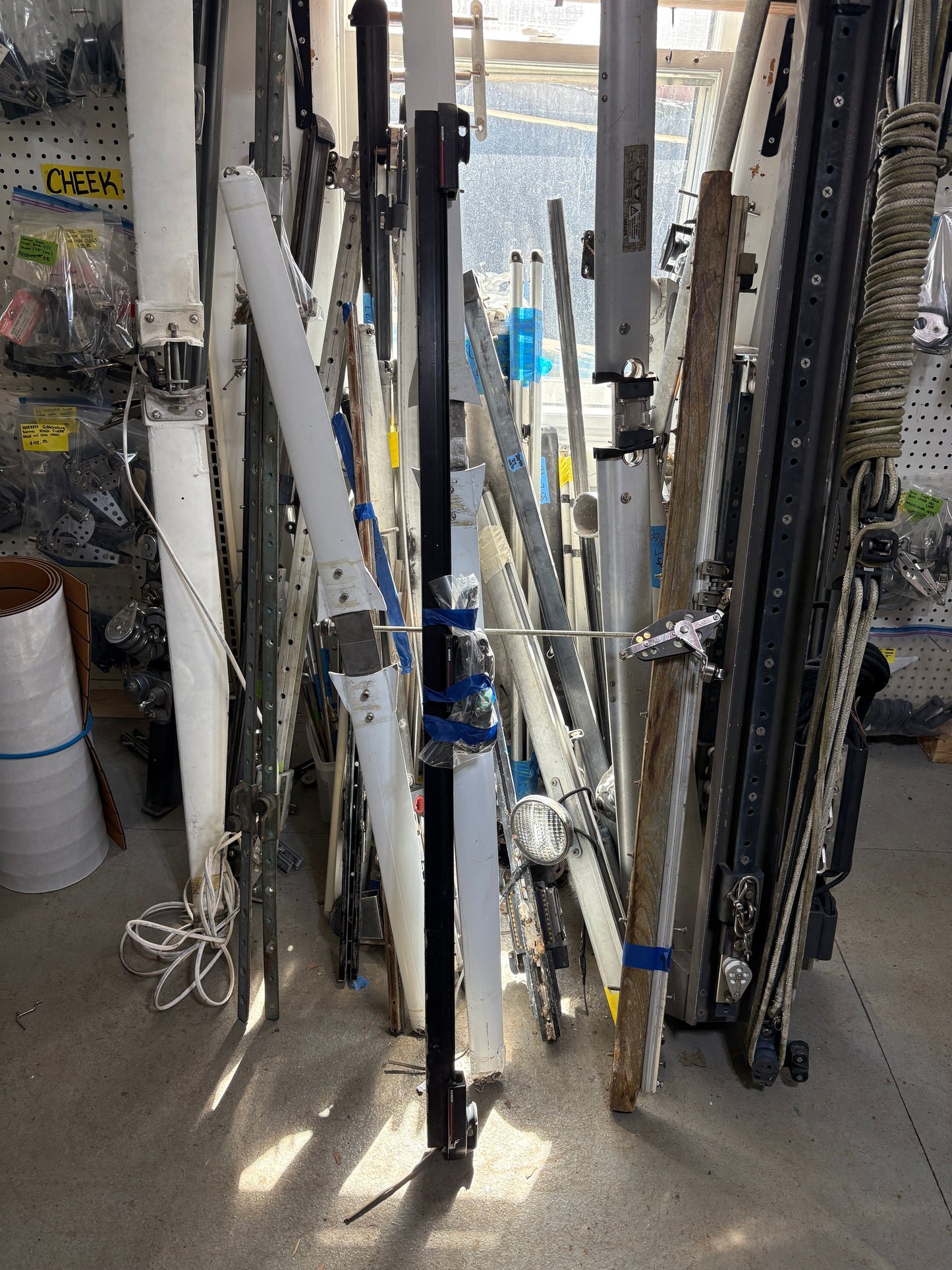 5' Long Traveler with Harken Track Cars - 1" Track