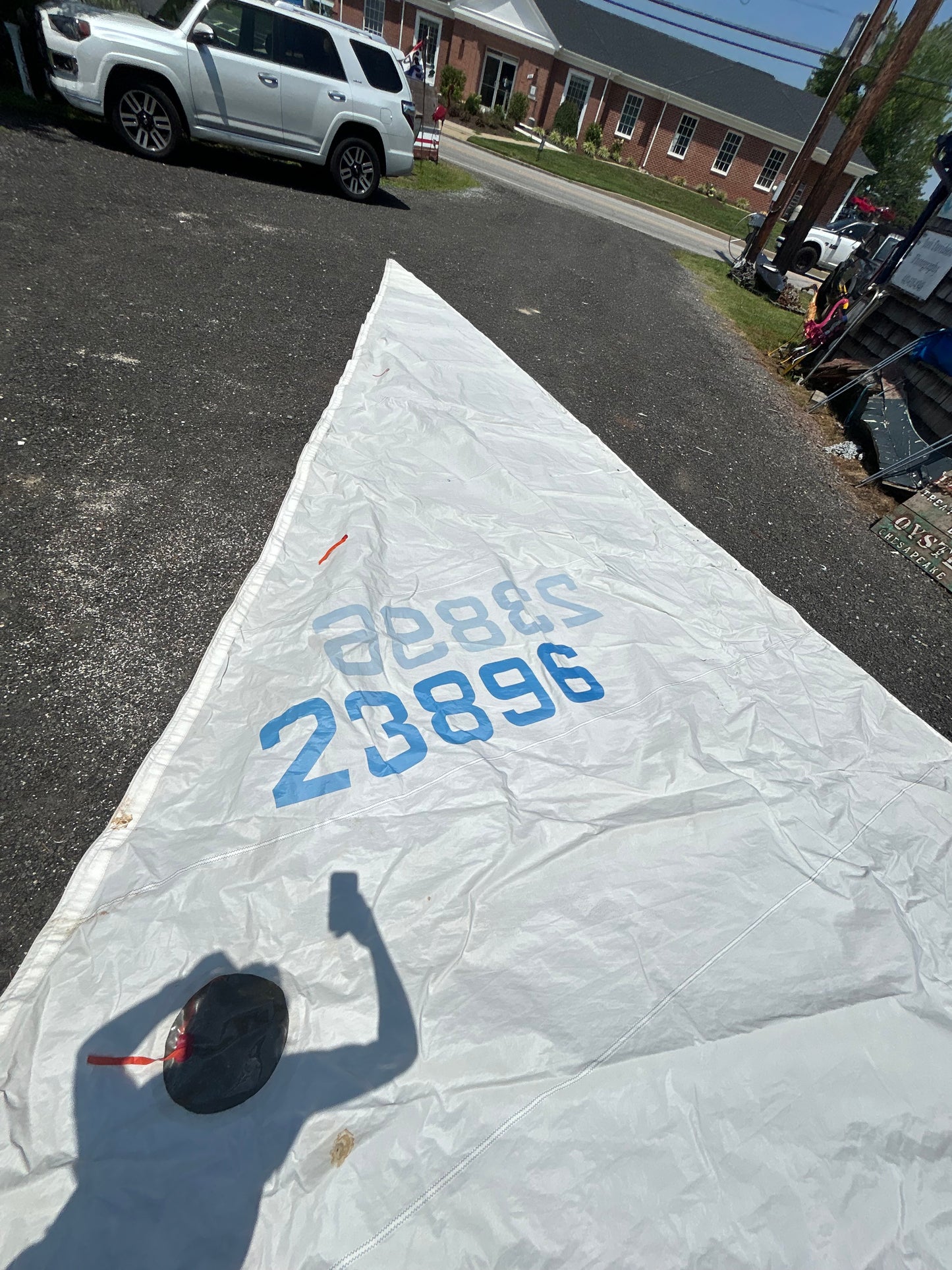 Ulmer Mainsail 32.8’ Luff x 30.7’ Leech x 17.1’ Foot Sail #23896 w/ Turtle Bag