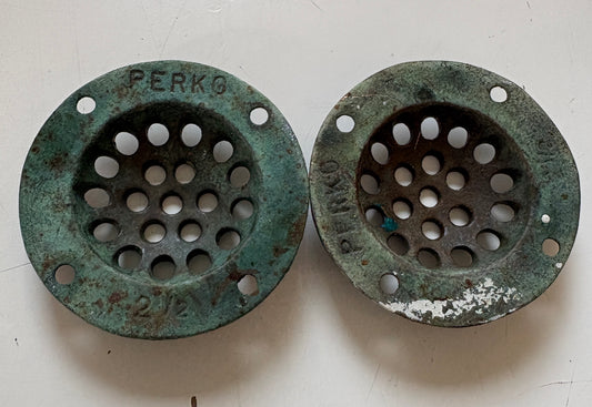 Perko 2 1/2" Bronze Strainer Pair