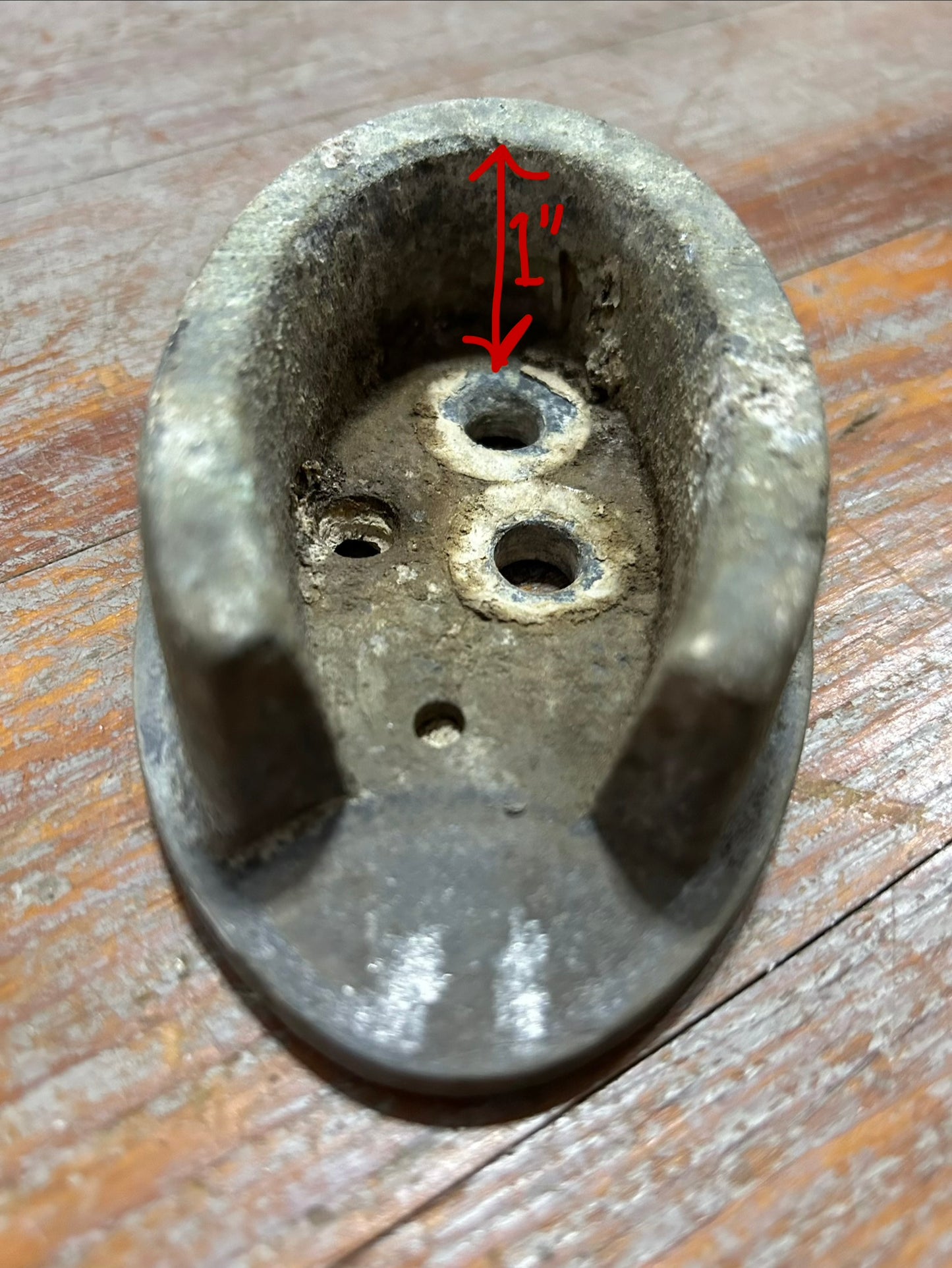 Bronze Mast Boot Collar Deck Flange 2-7/8” Wide