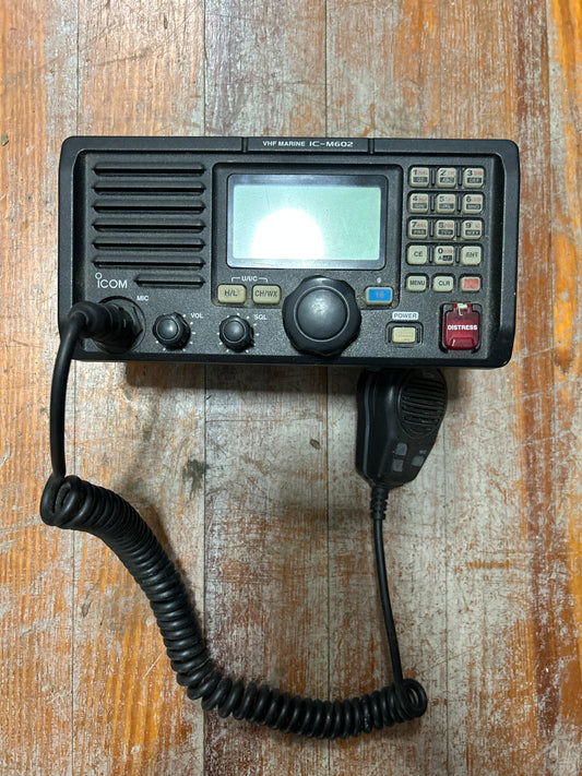 Icom IC-M602 Fixed Mount VHF Marine Radio w/ CommandMic HM-157
