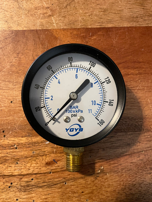 YGYB 160 PSI Pressure Gauge - NEW