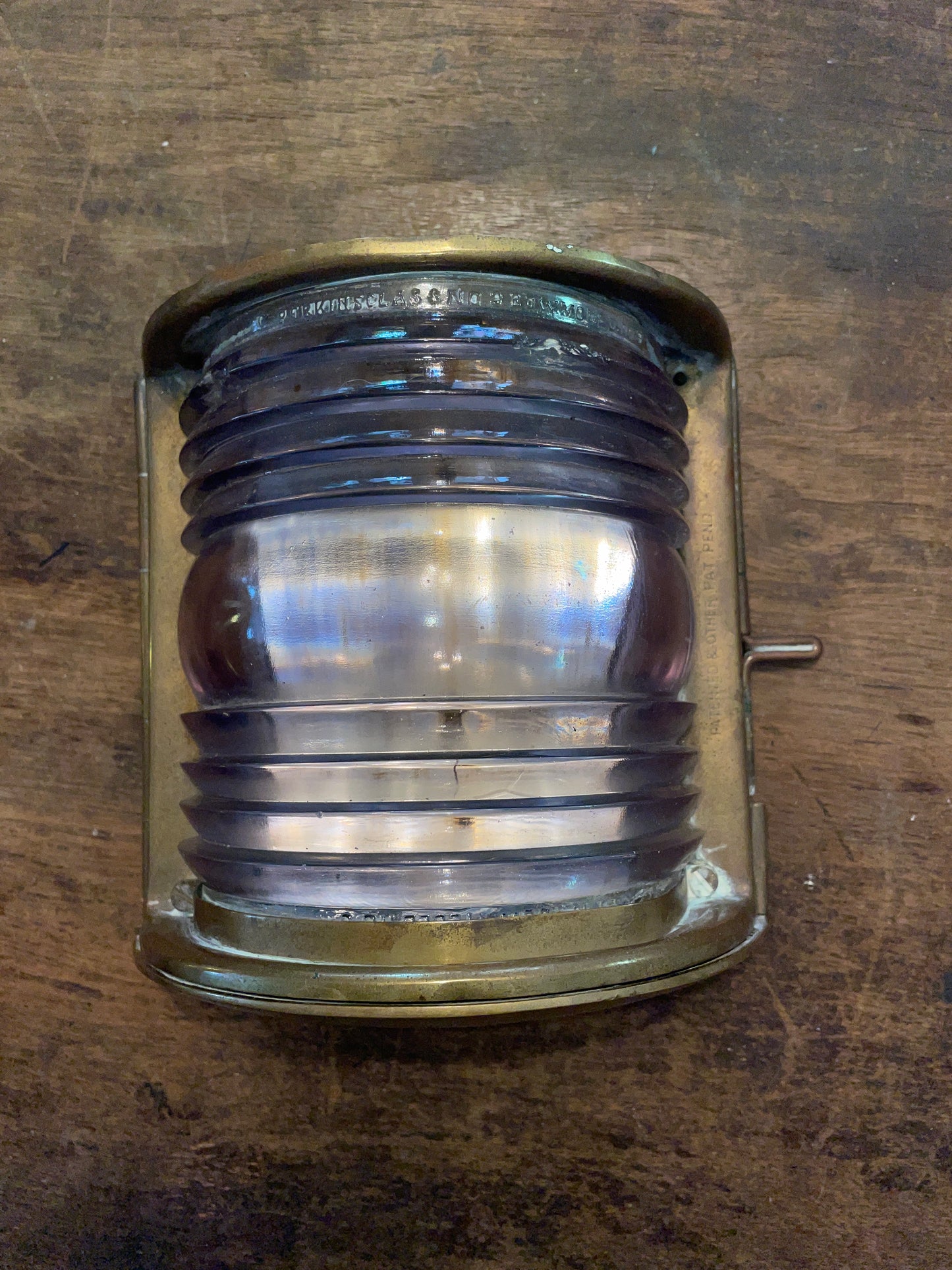 Vintage Brass Stern Light