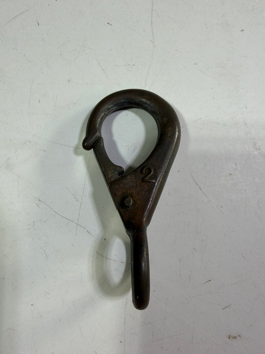 Bronze #2 Fixed Bail Clip- 11/16” Eye