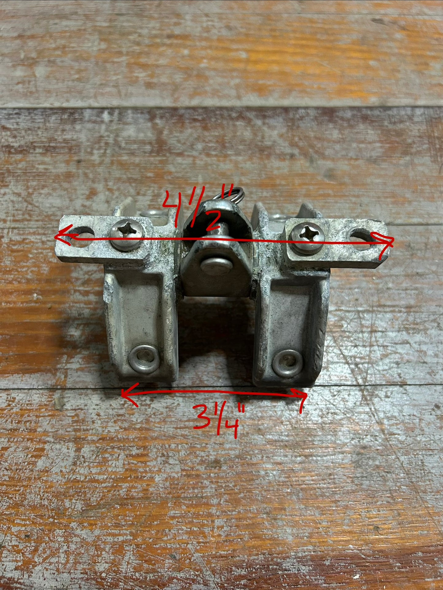 Vintage Mast Track/ Traveler Roller Car w/ 4 Delrin Rollers – 1-3/4” Track