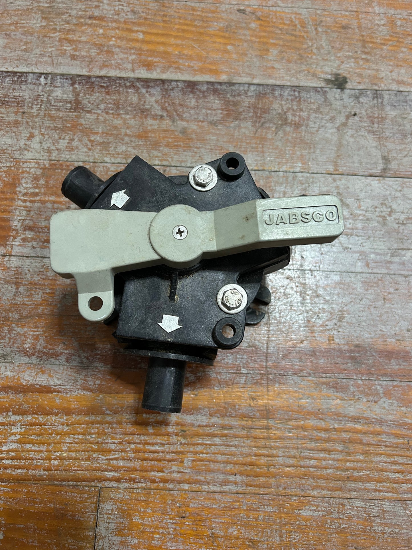 Jabsco Manual 3-Way Y Valve Diverter 3/4” Marine Sanitation Hose Valve