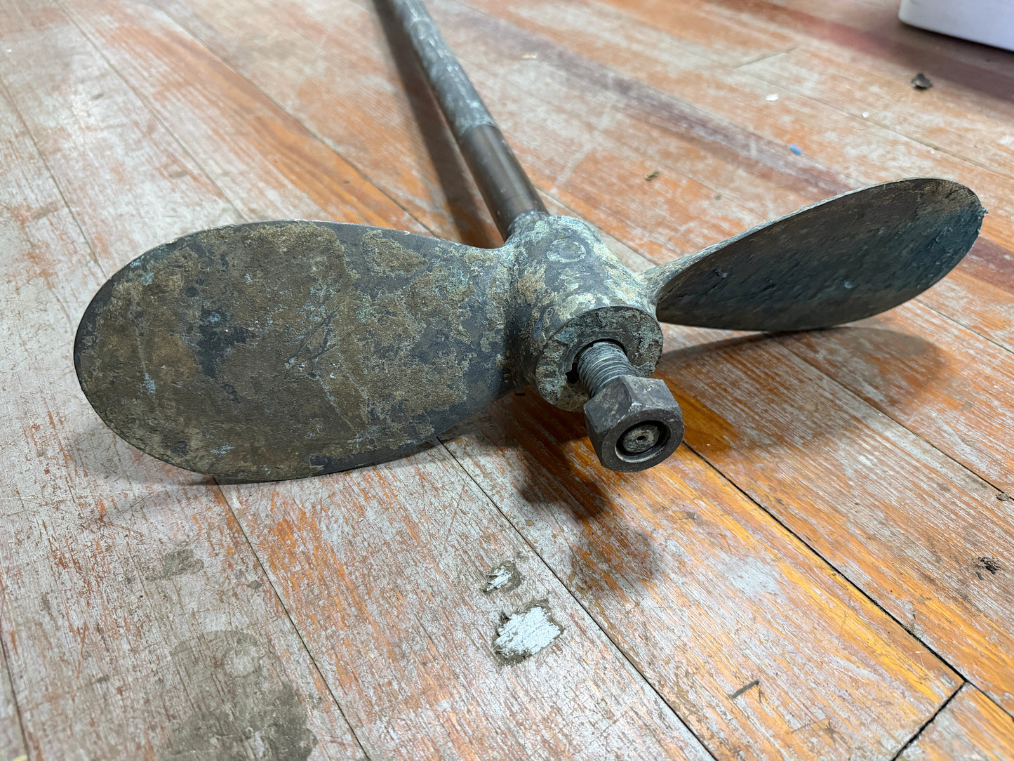 2 Blade 14 RH 12 Propeller With 1" Shaft Diameter x 48 3/4" Long Shaft