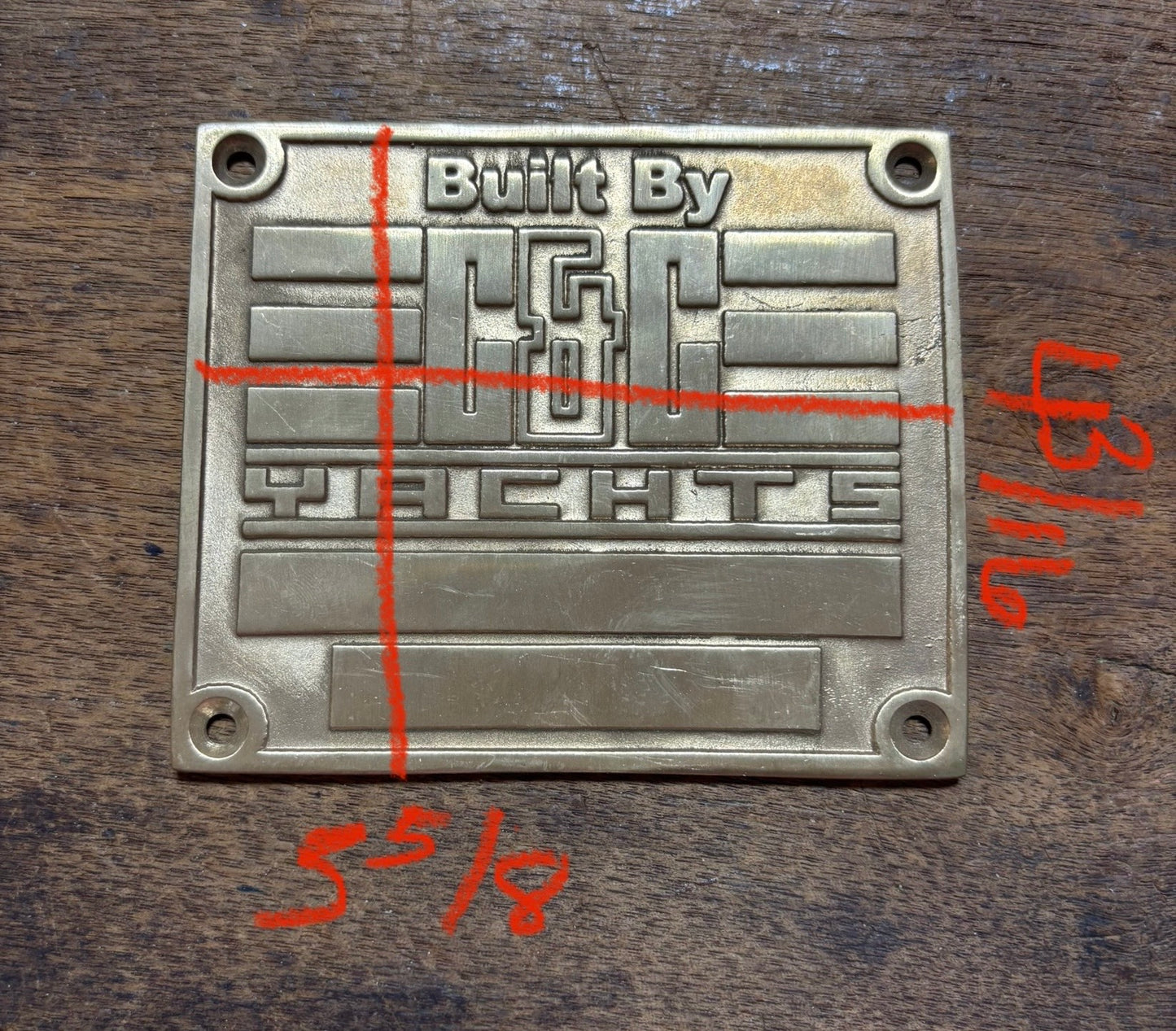 C&C Builders Plate -- #63