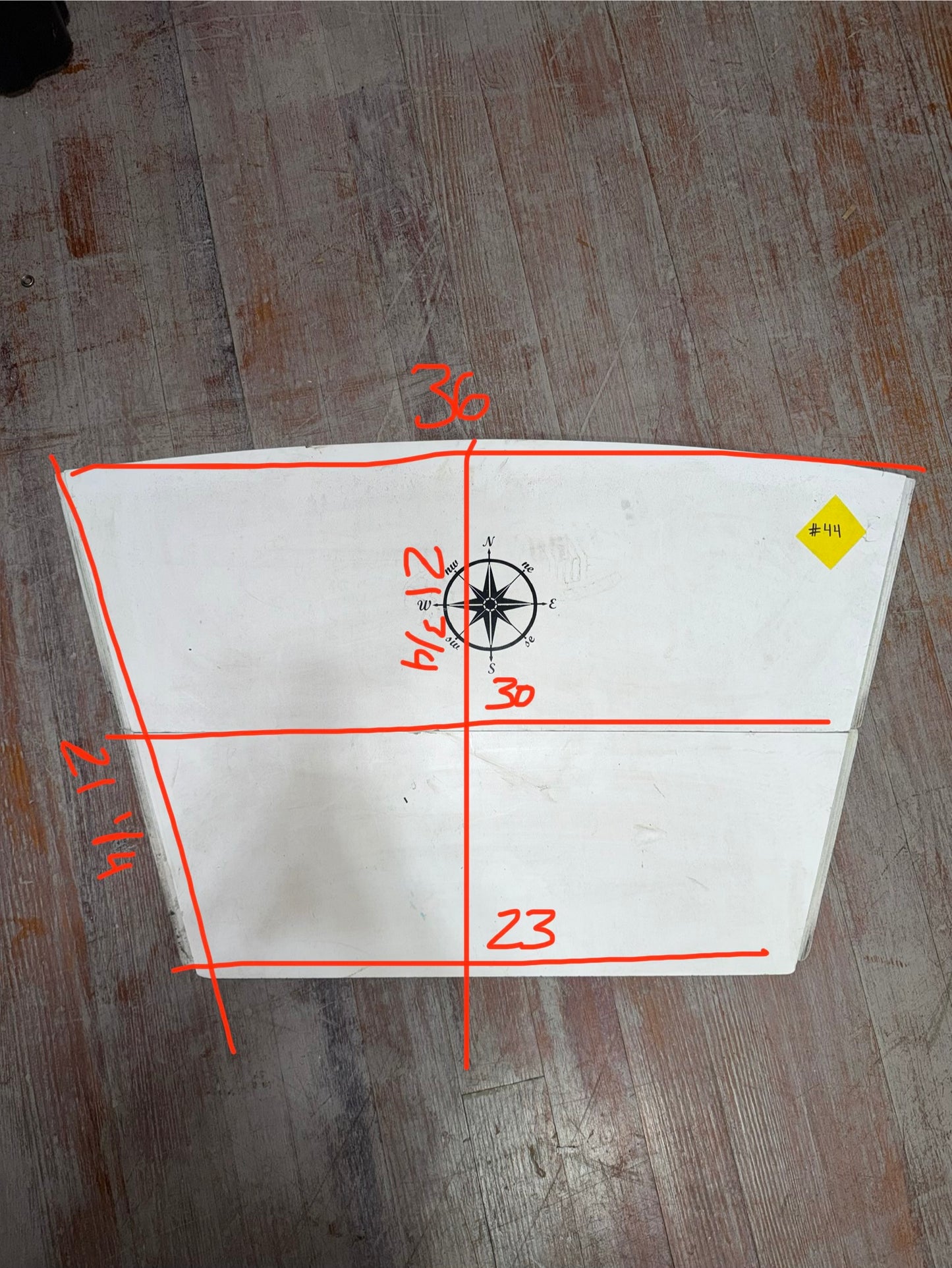 Set Of 2 Polyboard Companionway Boards -- #44