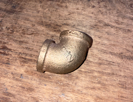 Bronze 90 Degree Female To Female Elbow Fitting 1/2”