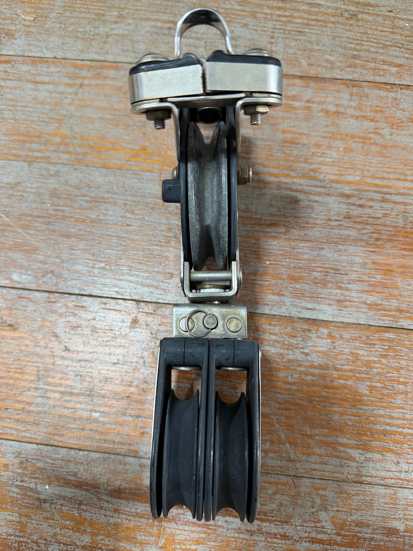 Harken Swivel Hexaratchet Single & Double Block With Schaefer Cam Cleat -2 1/4” Double Sheave 3” Single Sheave (3/8” Line) (Copy)