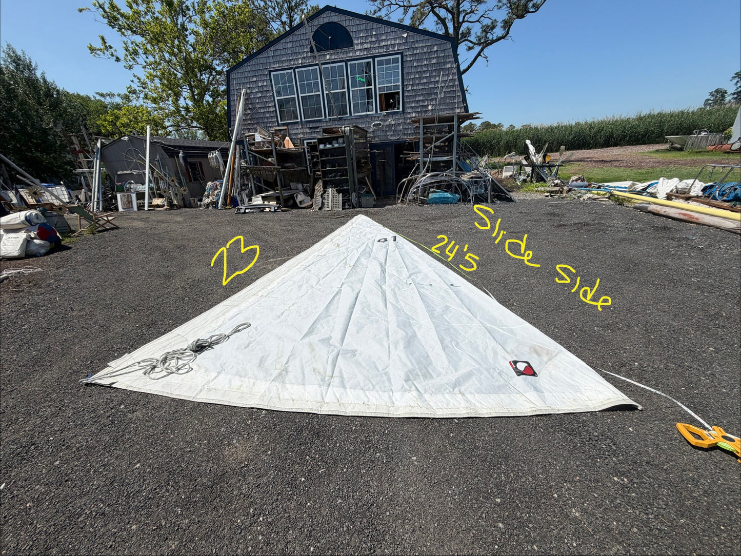 ODAY 30 Main Sail - 32'10" Luff x 34'3" Leech x 9'9"