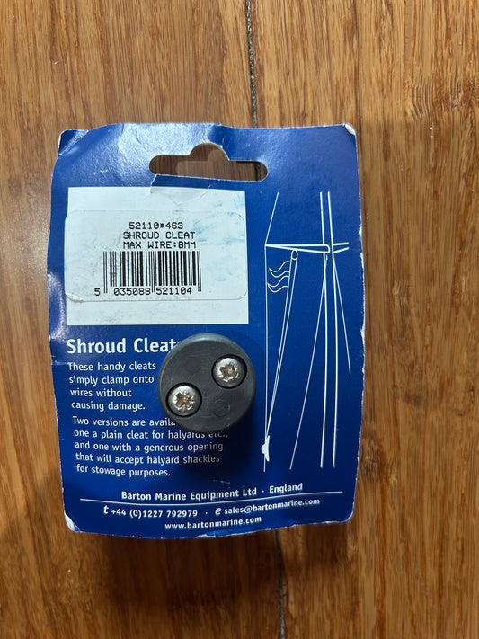 Barton Marine 52110 Shroud Cleat for Flag Halyards
