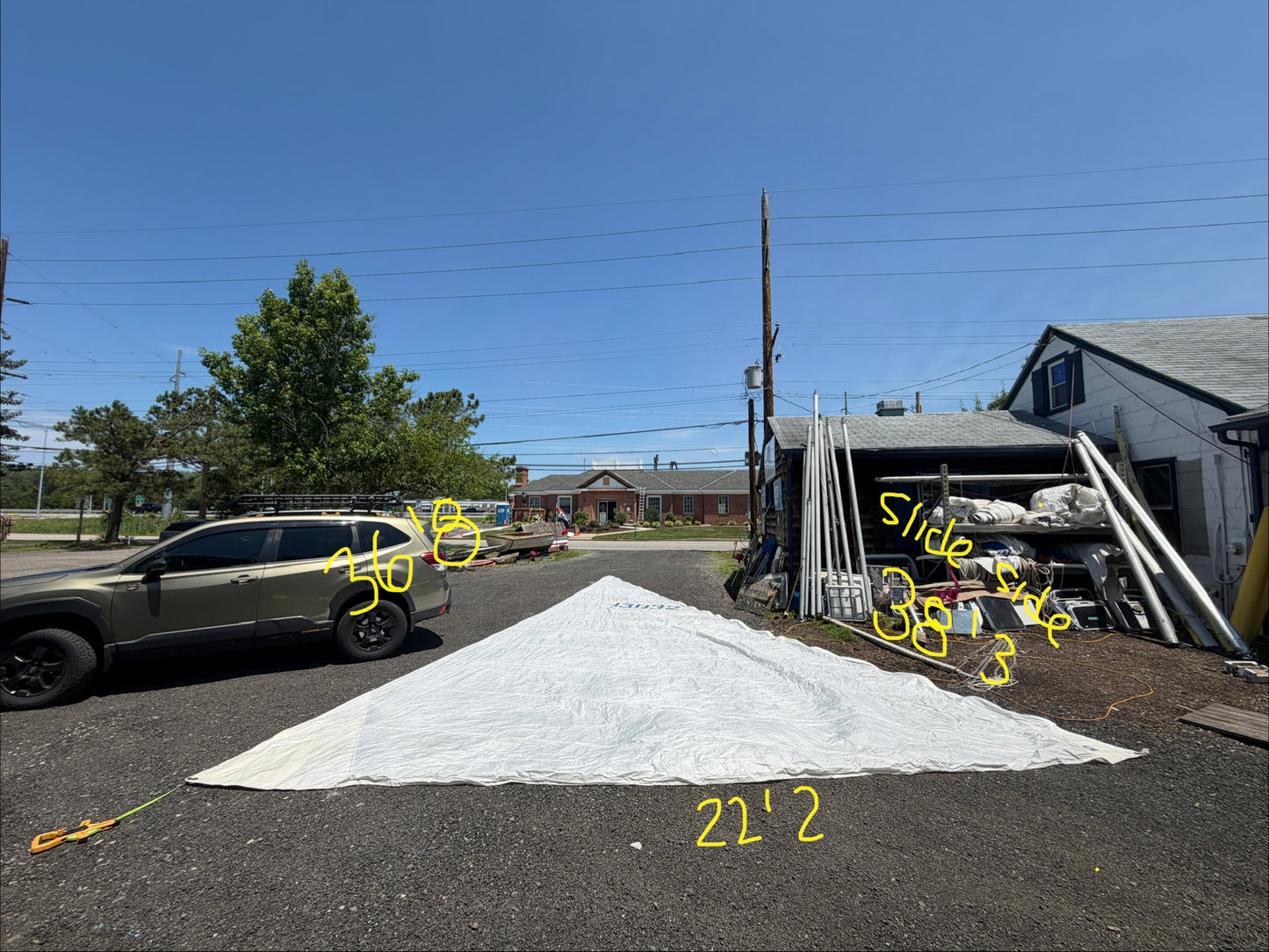 ODAY 30 Reacher Sail - 38'3" x 36'8" x 22'2"