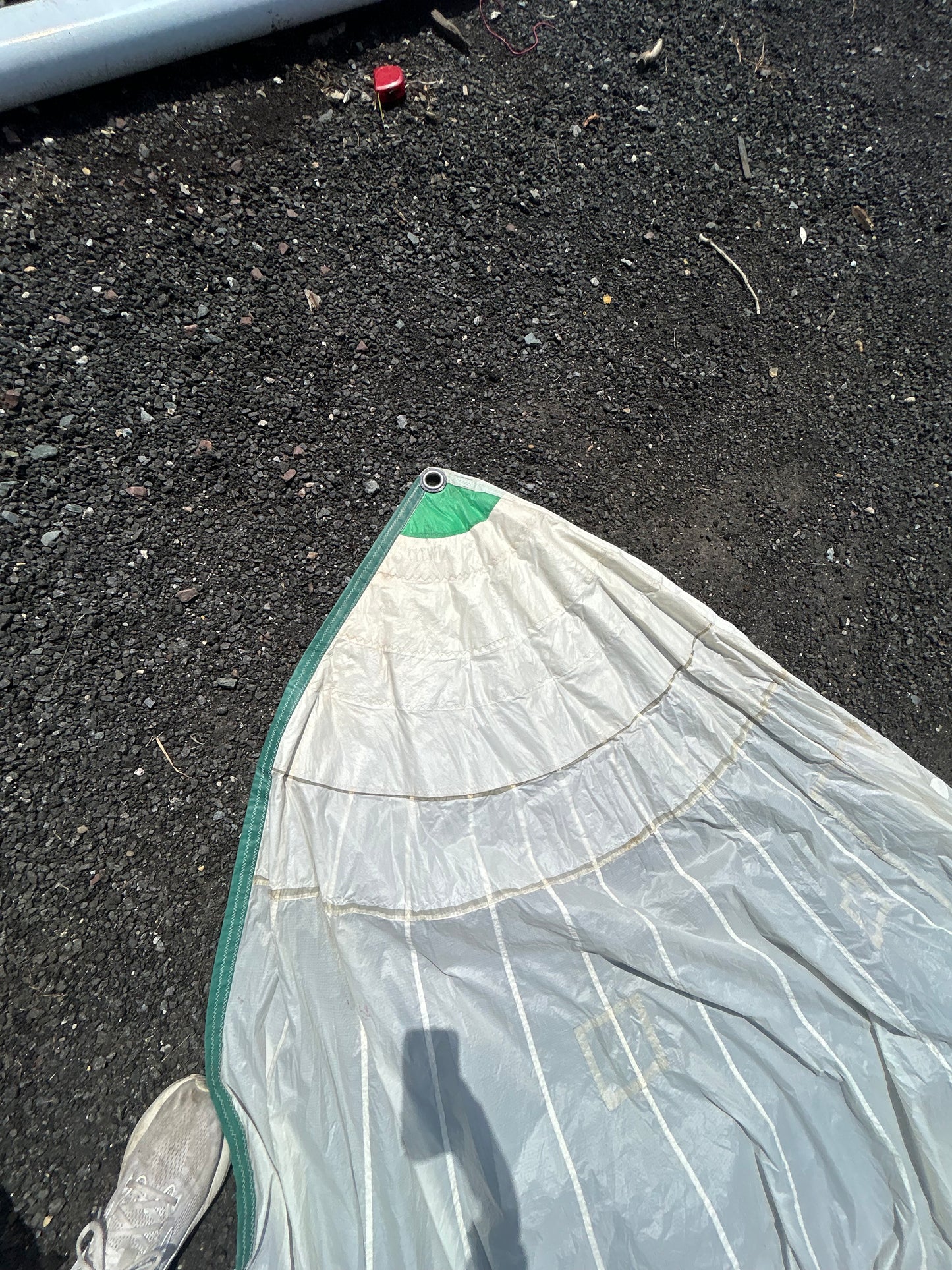 Shields Sails Symmetrical Spinnaker Sail Blue White 33’7” x 21’1” Sail #23896