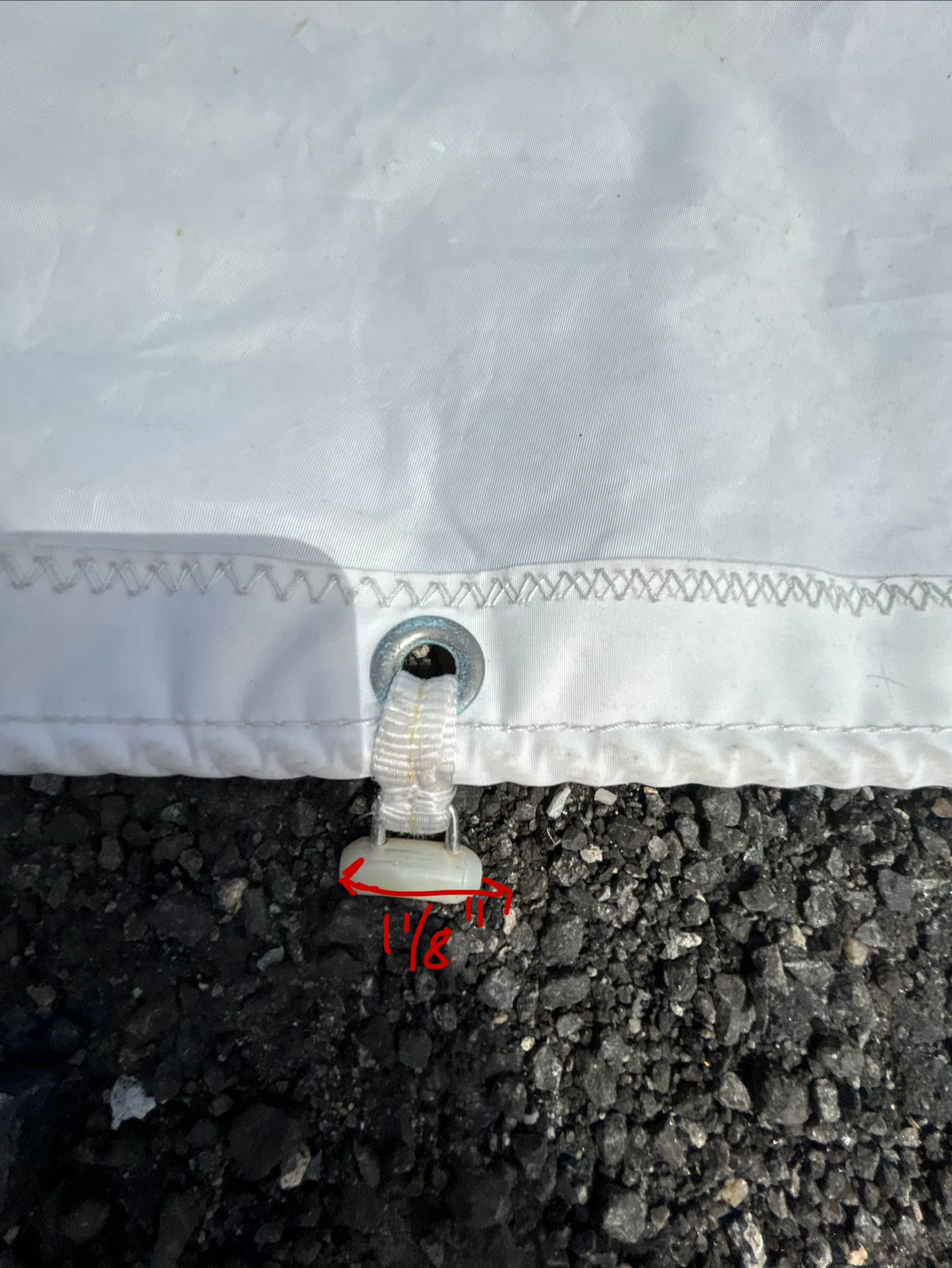 Hood Mainsail C38 43’7.5” Luff x 12’2” Foot w/ Slides & Reef Points