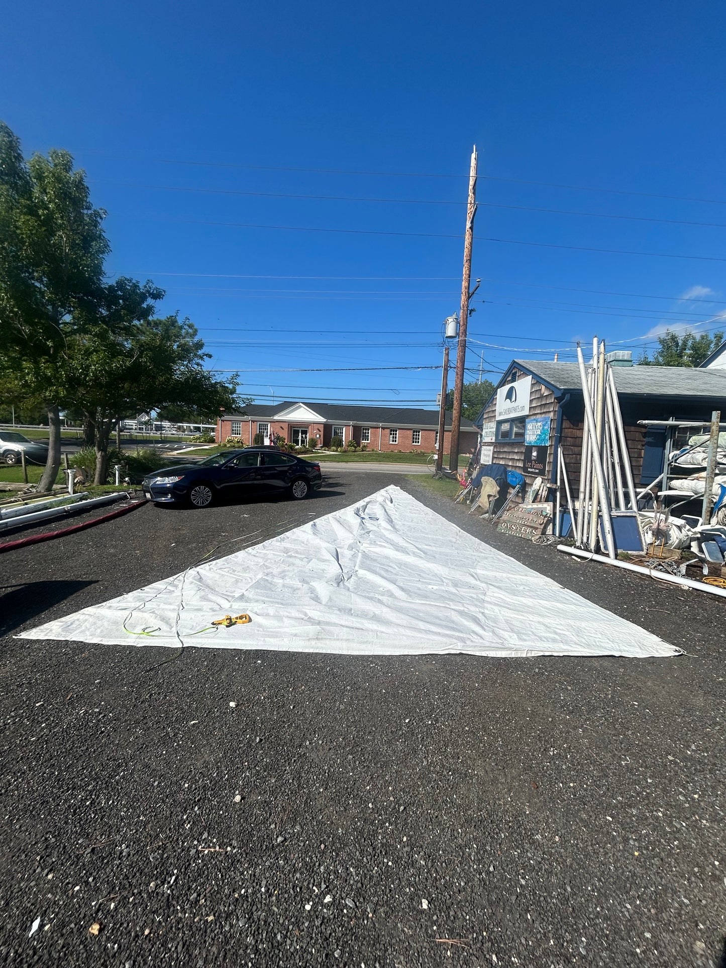 Potomac Sailmakers Mainsail 47’10” Luff x 18’3” Foot – 1 Reef – Used
