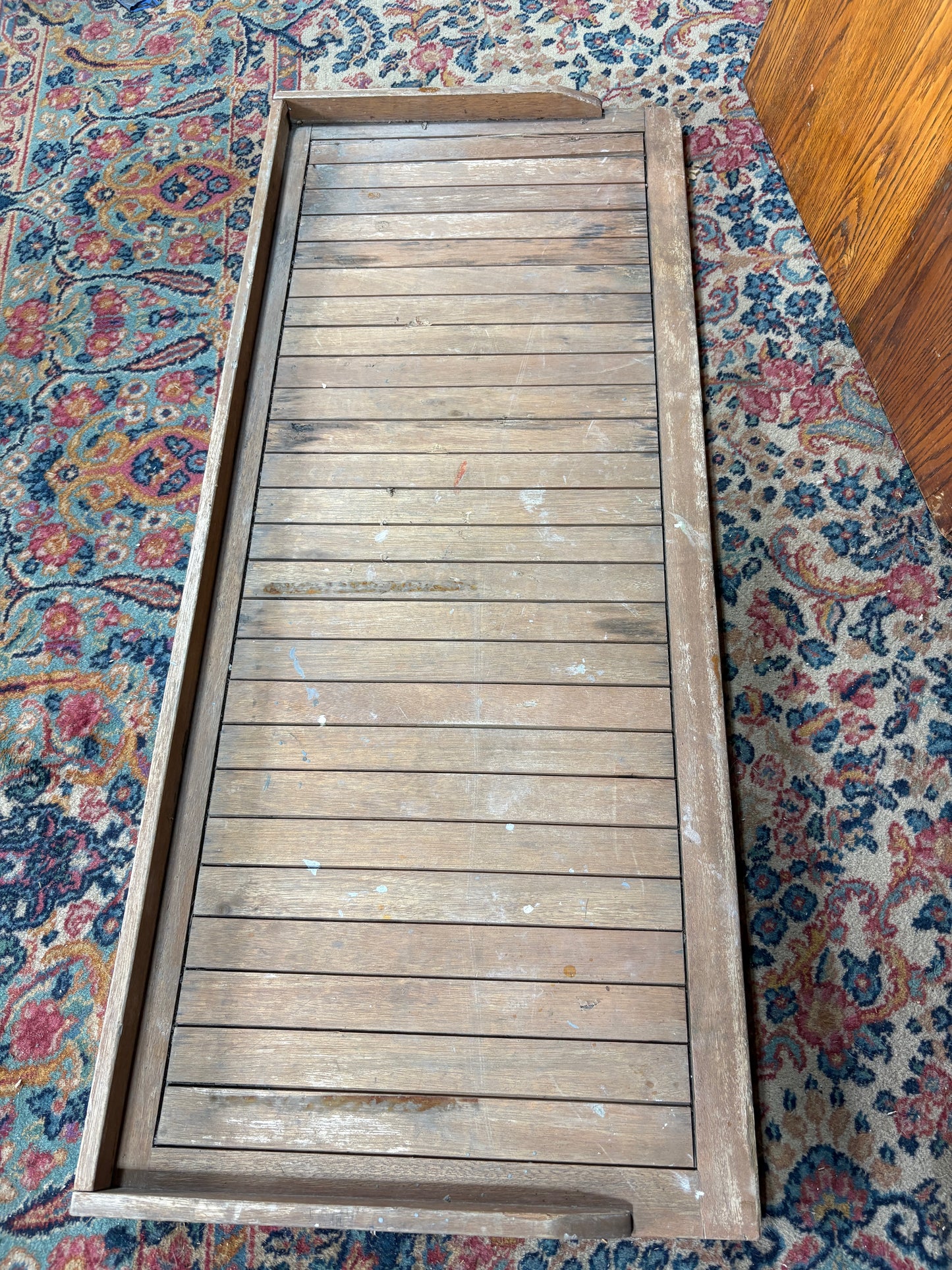 Teak Interior Table - 20" Wide x 48" Long -- #12