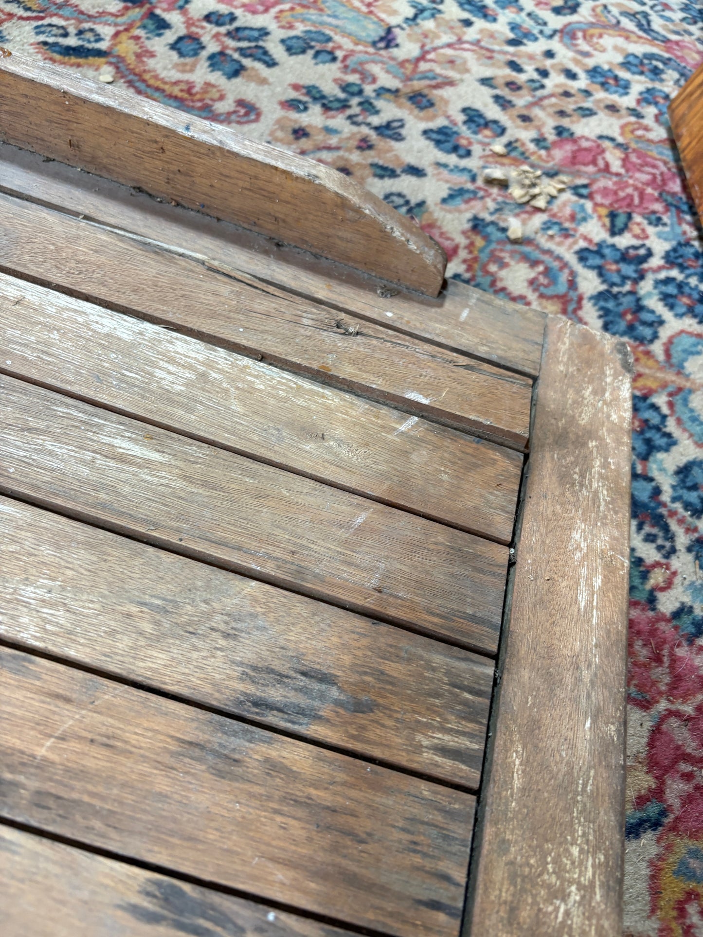 Teak Interior Table - 20" Wide x 48" Long -- #12
