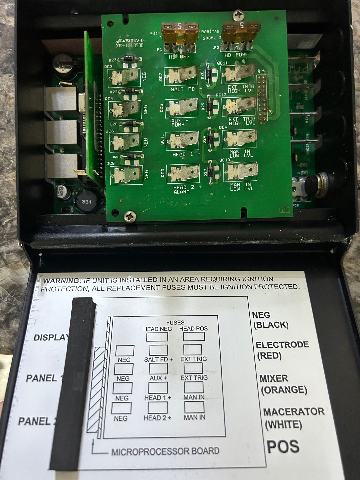 Raritan ElectroScan Marine Sanitation System MSD Complete w/ Control Box & Display
