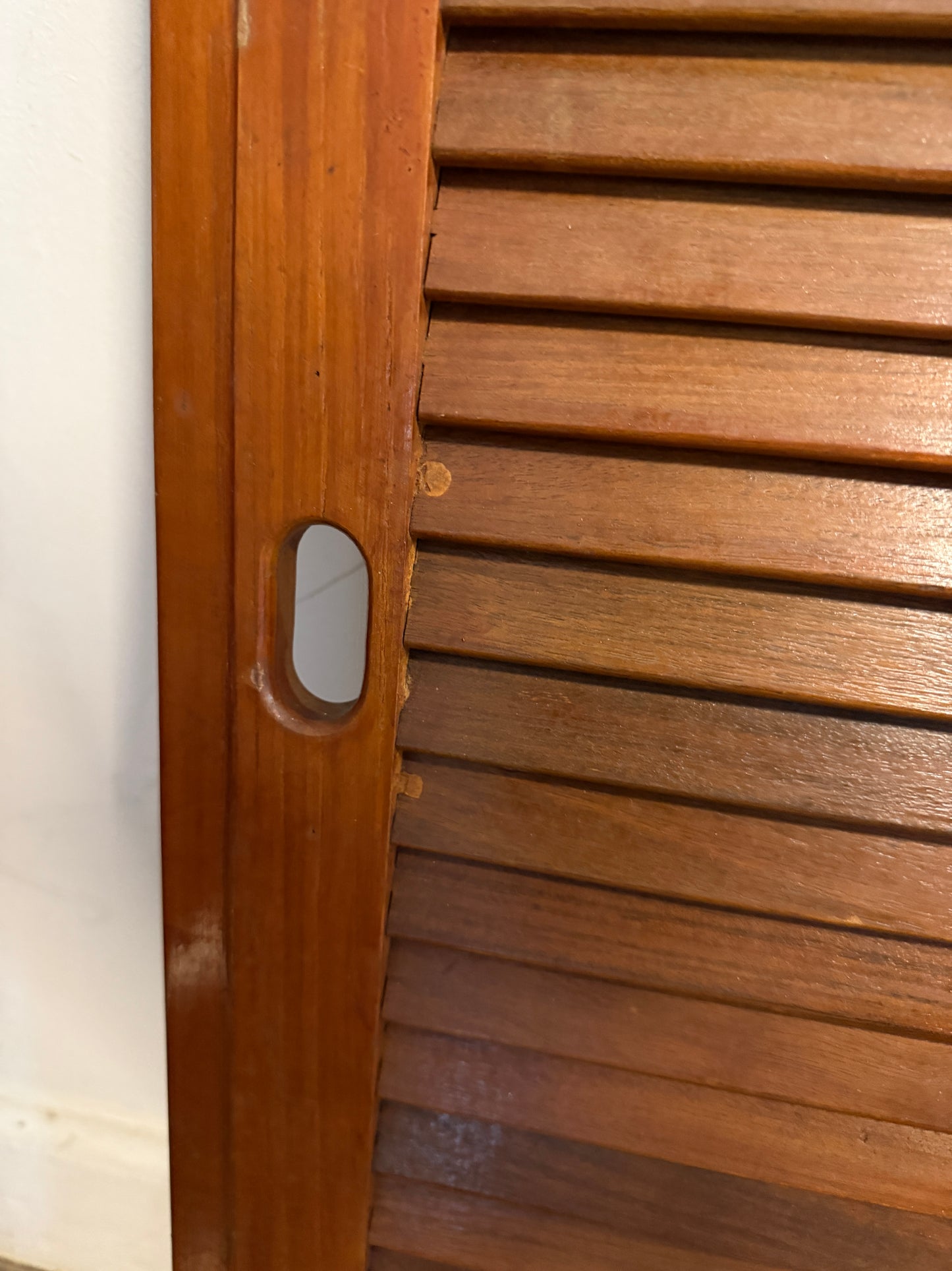 Downeaster 38 Interior Louvered Door - ID: 47" Tall x 14 7/8" Wide -- #341