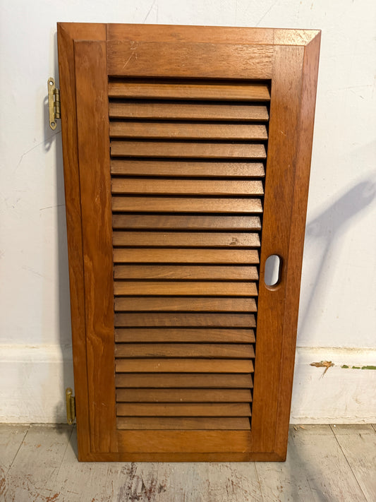 Downeaster 38 Interior Louvered Door - ID: 26 1/4" Tall x 13 1/2" Wide -- #344