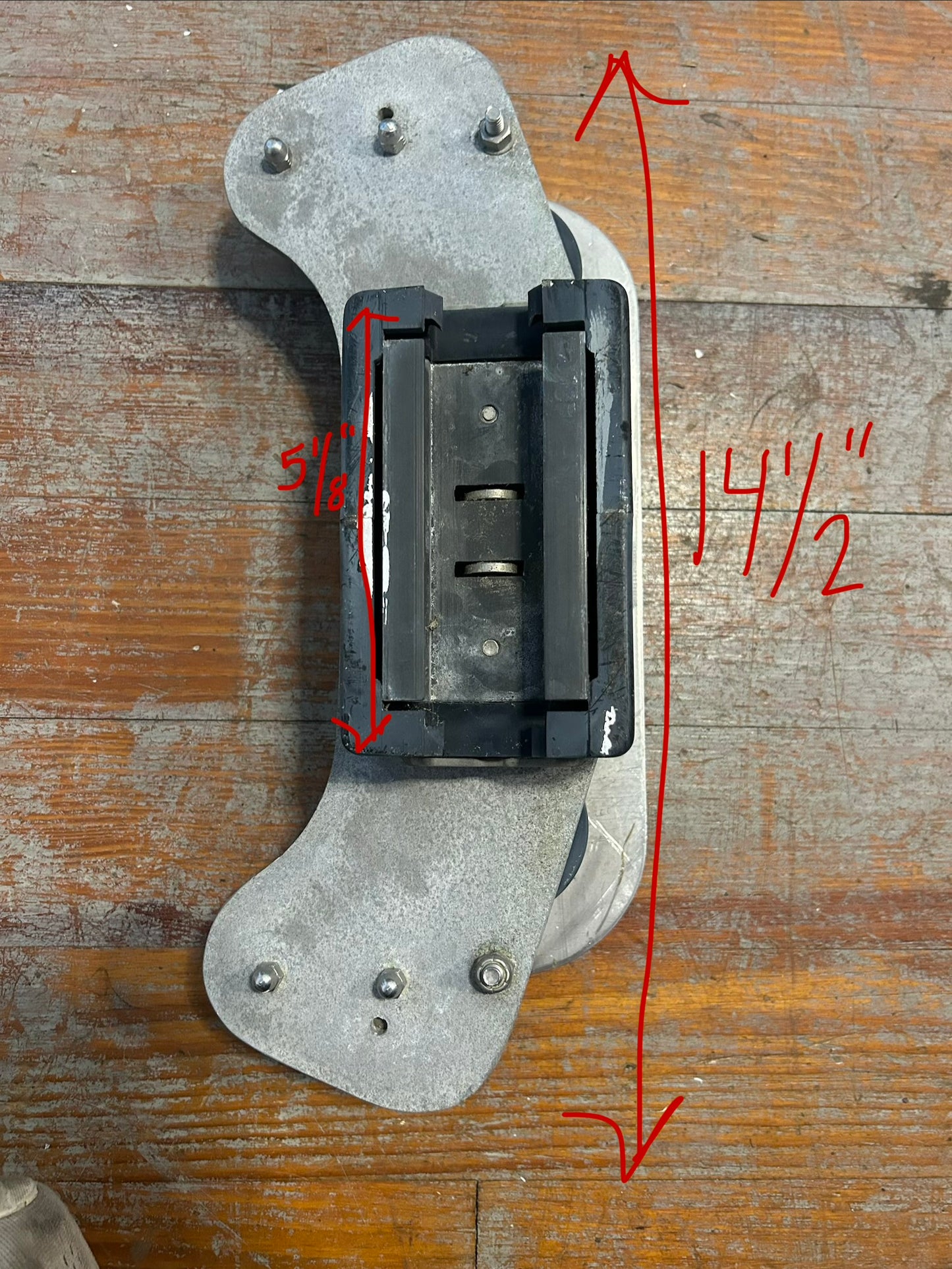 Harken Adjustable Genoa Lead Car  Assembly 1-1/4” T-Track Dual Block