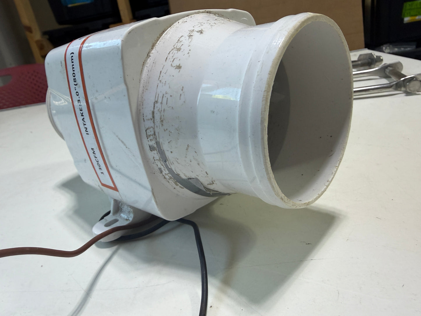 Seaflo 130CFM DC12V In-Line Blower MDOEL: SFIB1-130-01